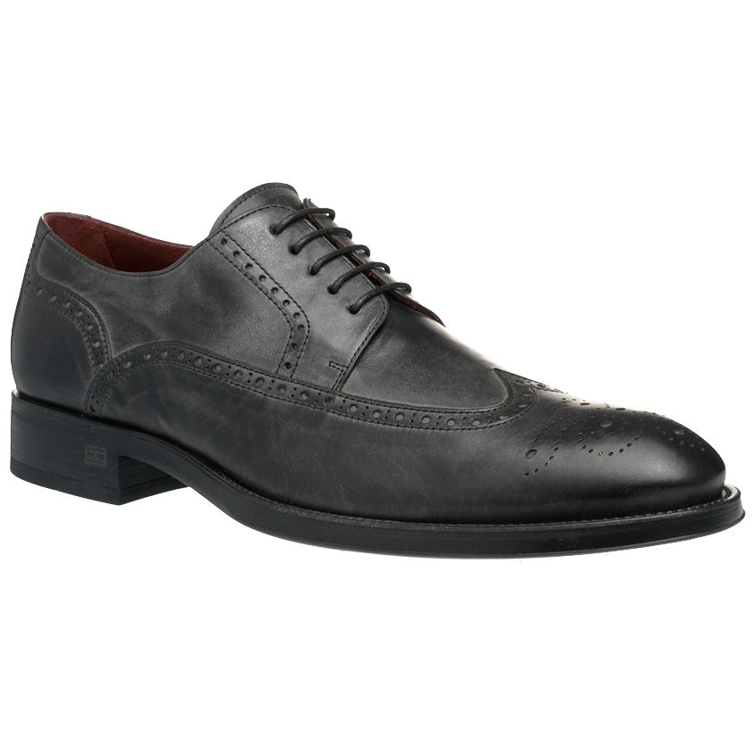 Tommy Hilfiger Ralph Brogue Shoes, Black at John Lewis