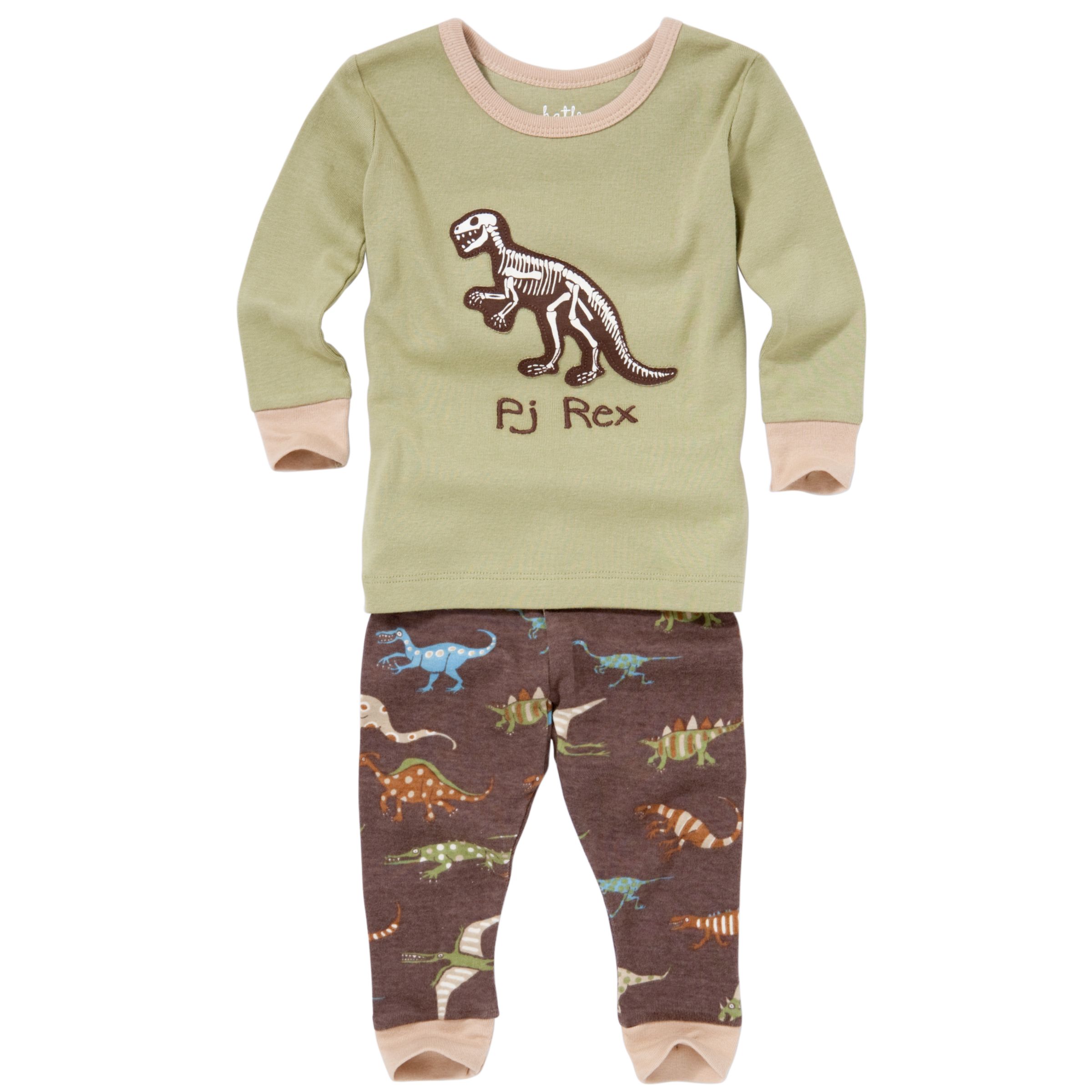 Hatley Dinosaur Pyjama Set Green