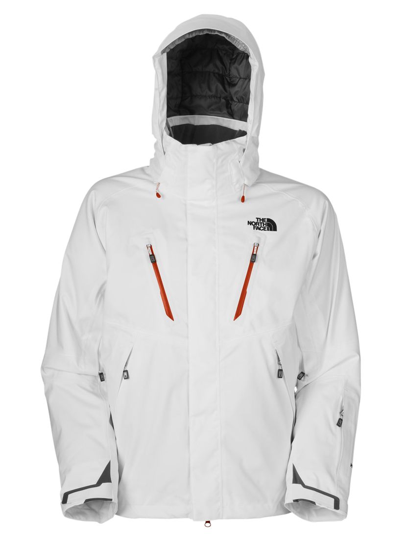 The North Face Smythe Ski Jacket, White at John Lewis