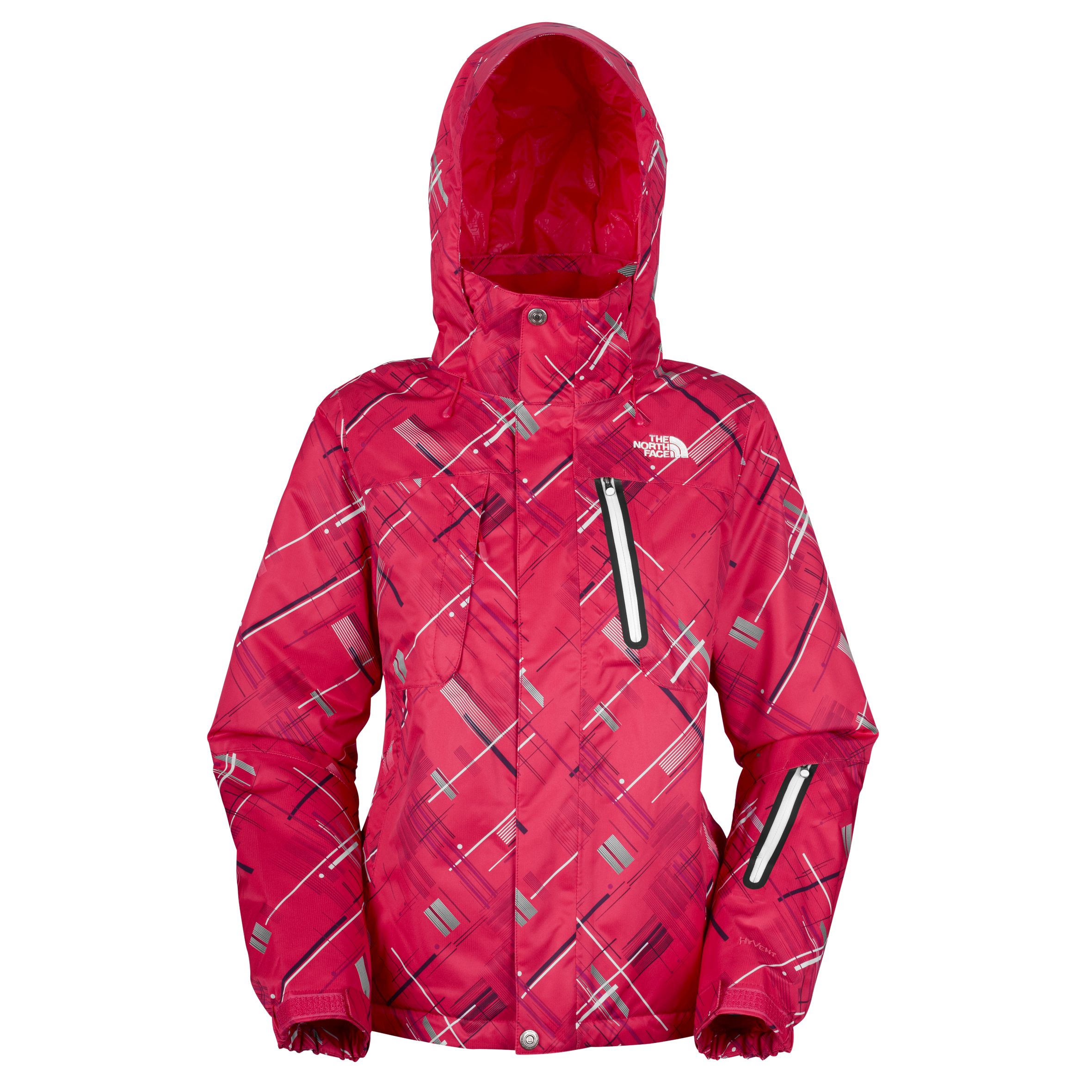 The North Face Scary Cherry Ski Jacket, Retro Pink at John Lewis