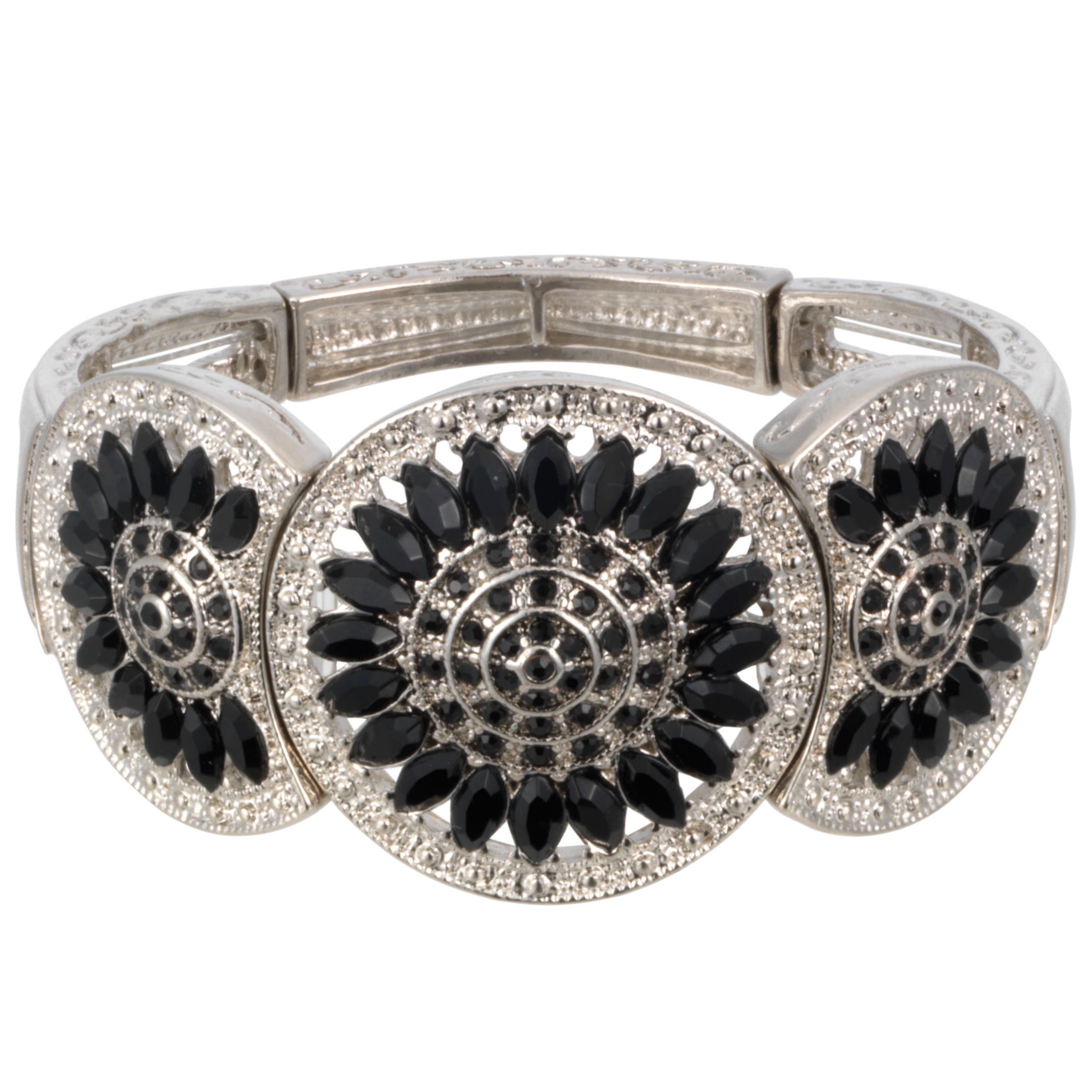 1928 Collection New York Sweet and Sassy Navette Flower Cuff