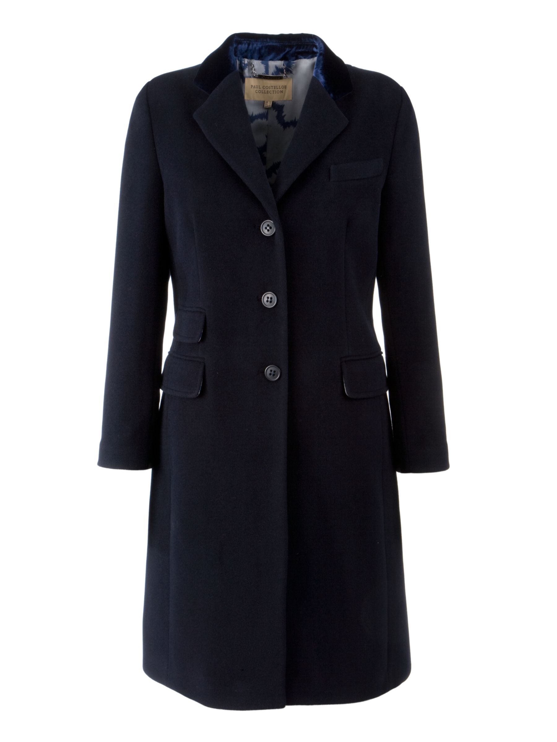 Paul Costelloe Short City Coat, Ink at John Lewis