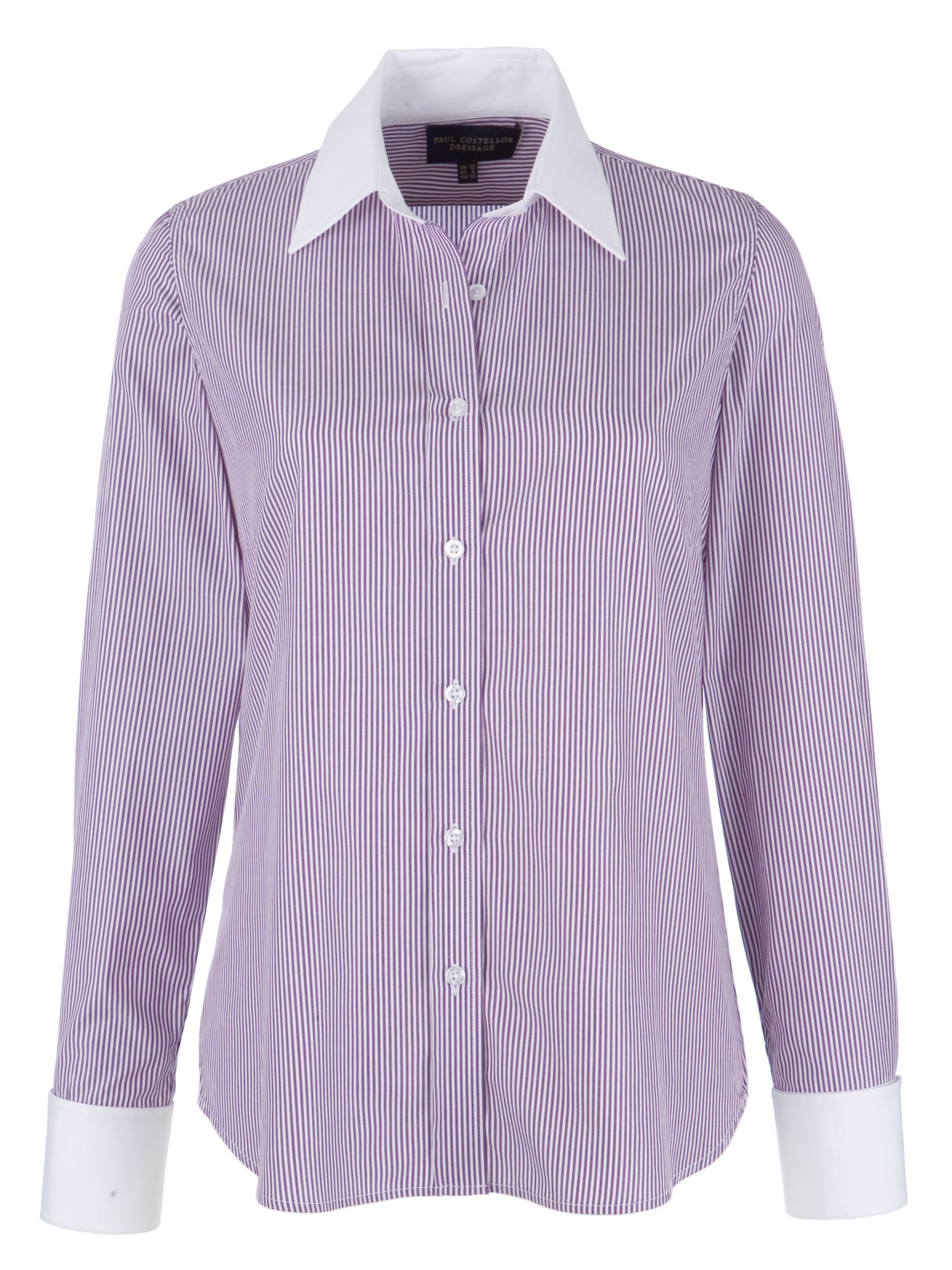 Paul Costelloe Stripe Print Shirt, Magenta