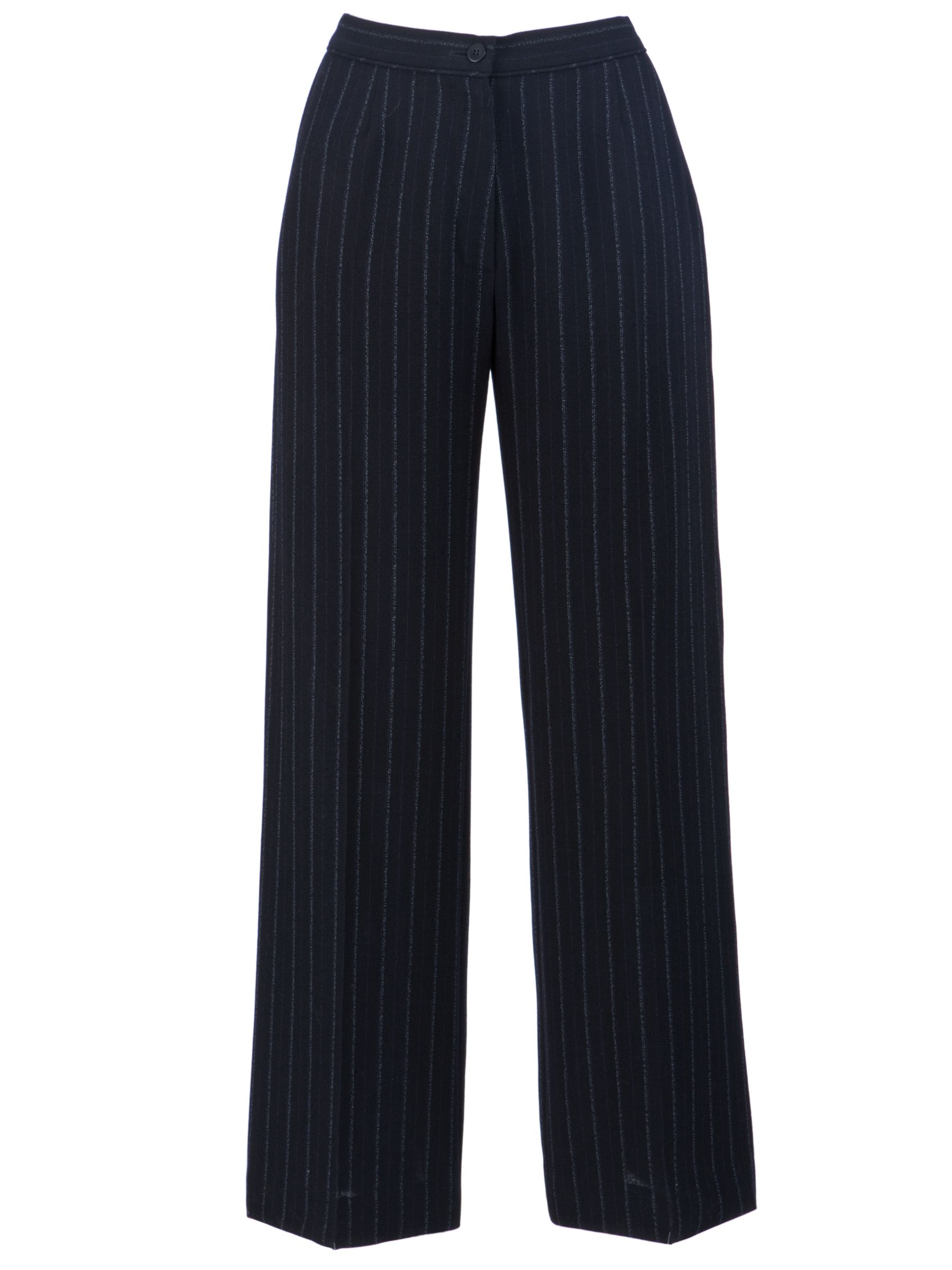 Paul Costelloe Petites Classic Wool Trousers, Navy, 8 at JohnLewis
