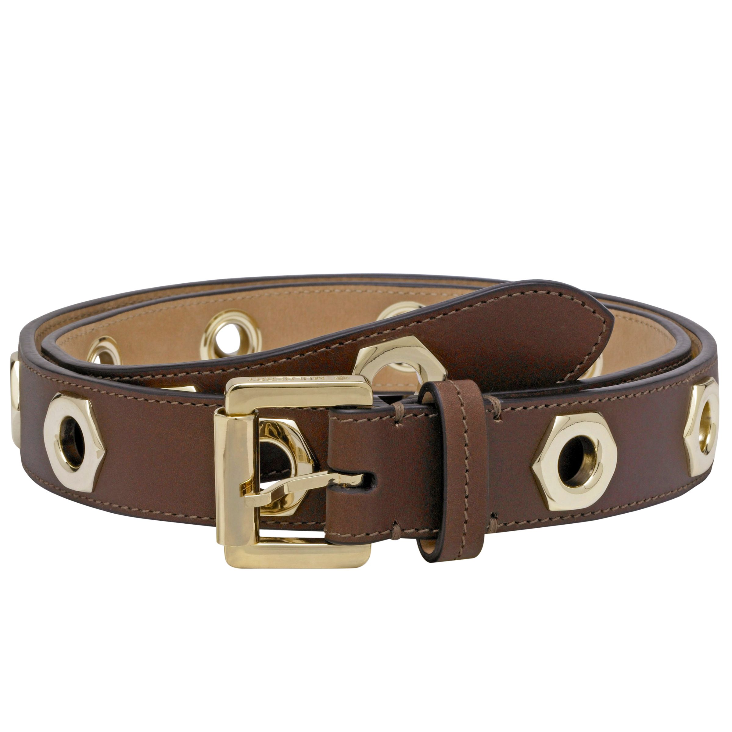 Mulberry Leah Belt, Brown at John Lewis