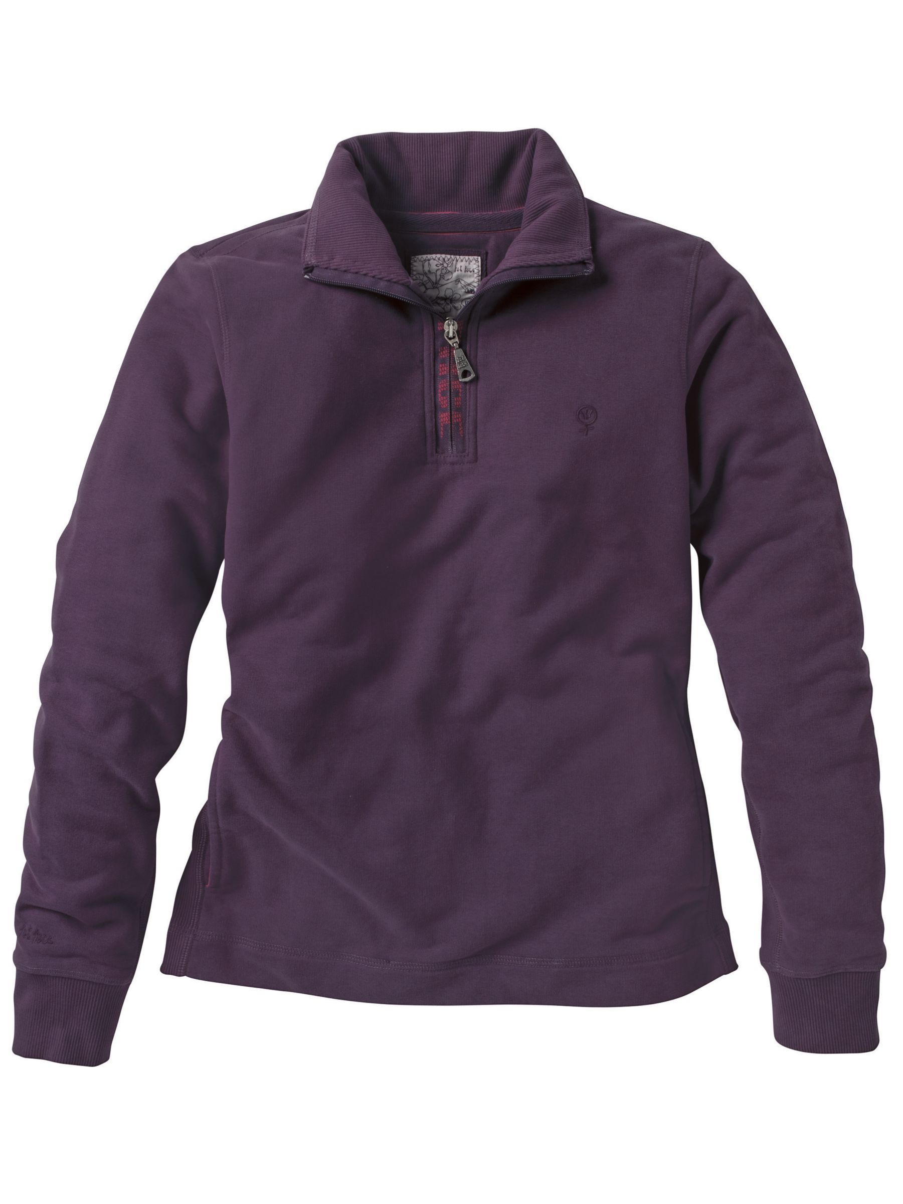 Fat Face Maris Sweatshirt, Grape, 14