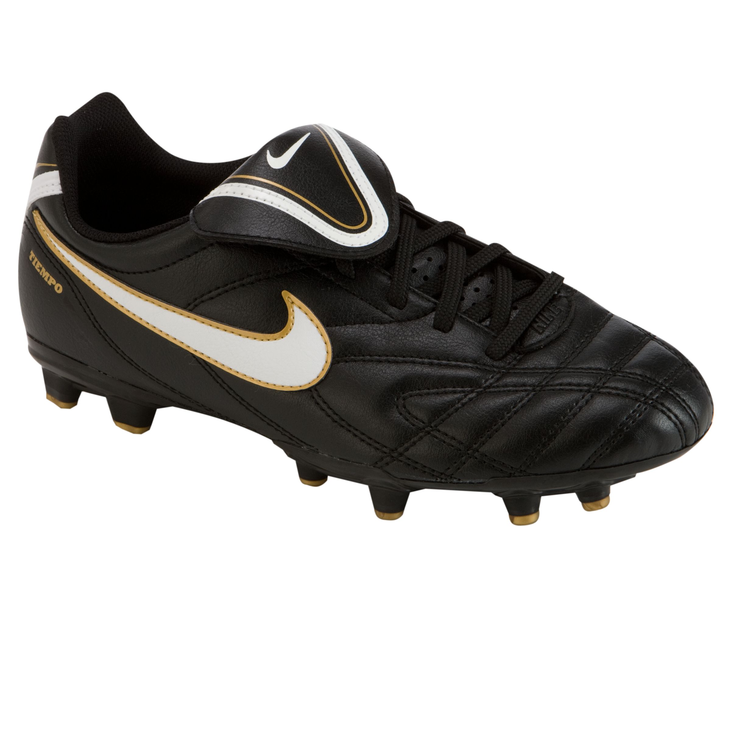 Nike Tiempo Studded Football Boots, Black