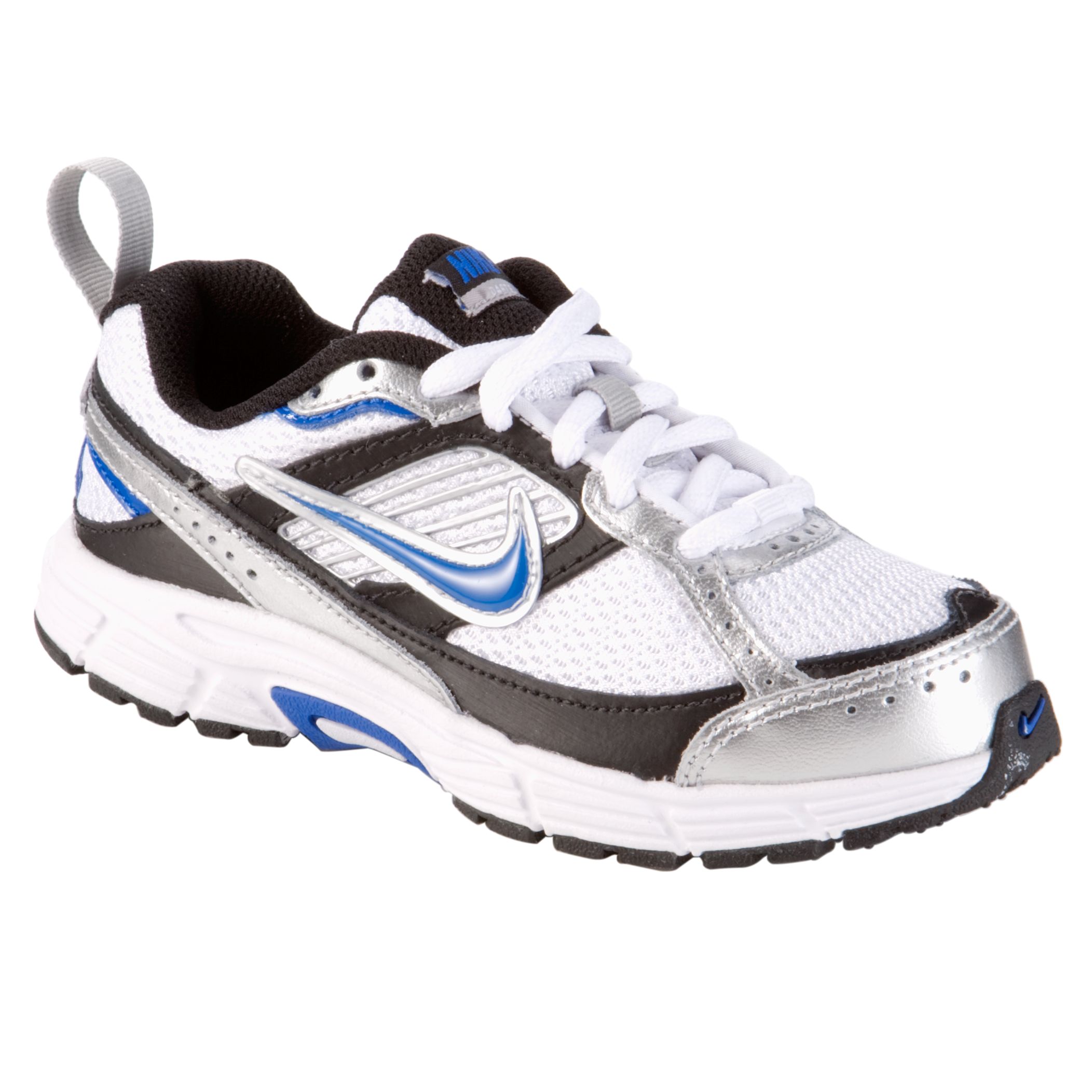 Nike Dart Running Shoes, White/Black/Blue