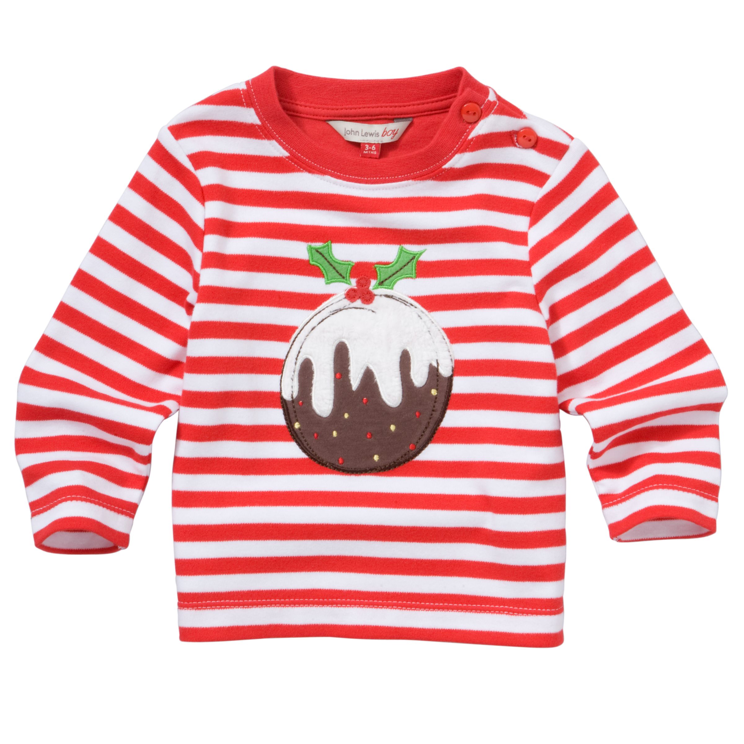 Christmas Pudding T-Shirt, Red