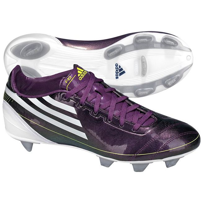 F50 TRX FG Football Boots, Purple/white