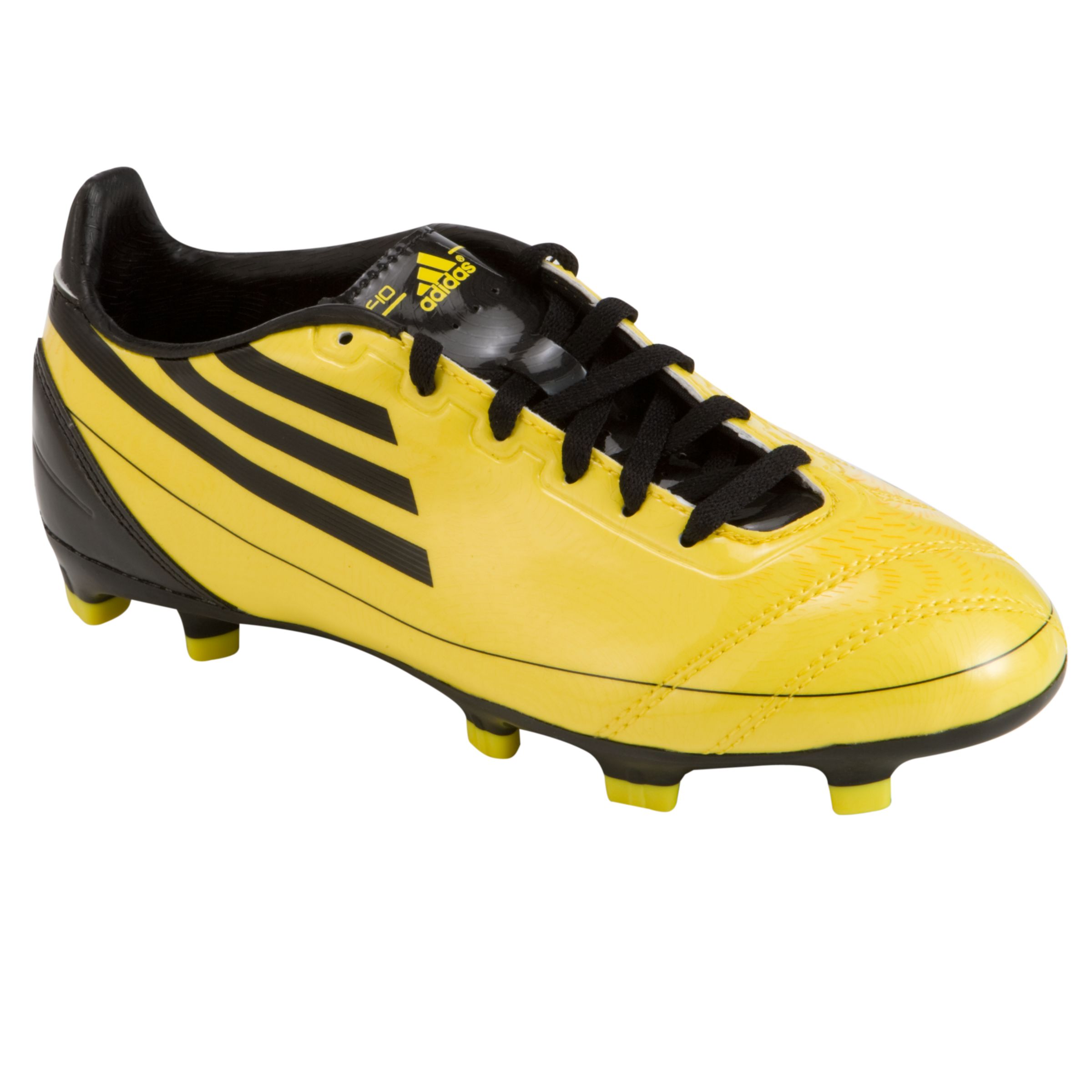 Adidas F10 TRX TF Football Boots, Yellow/black