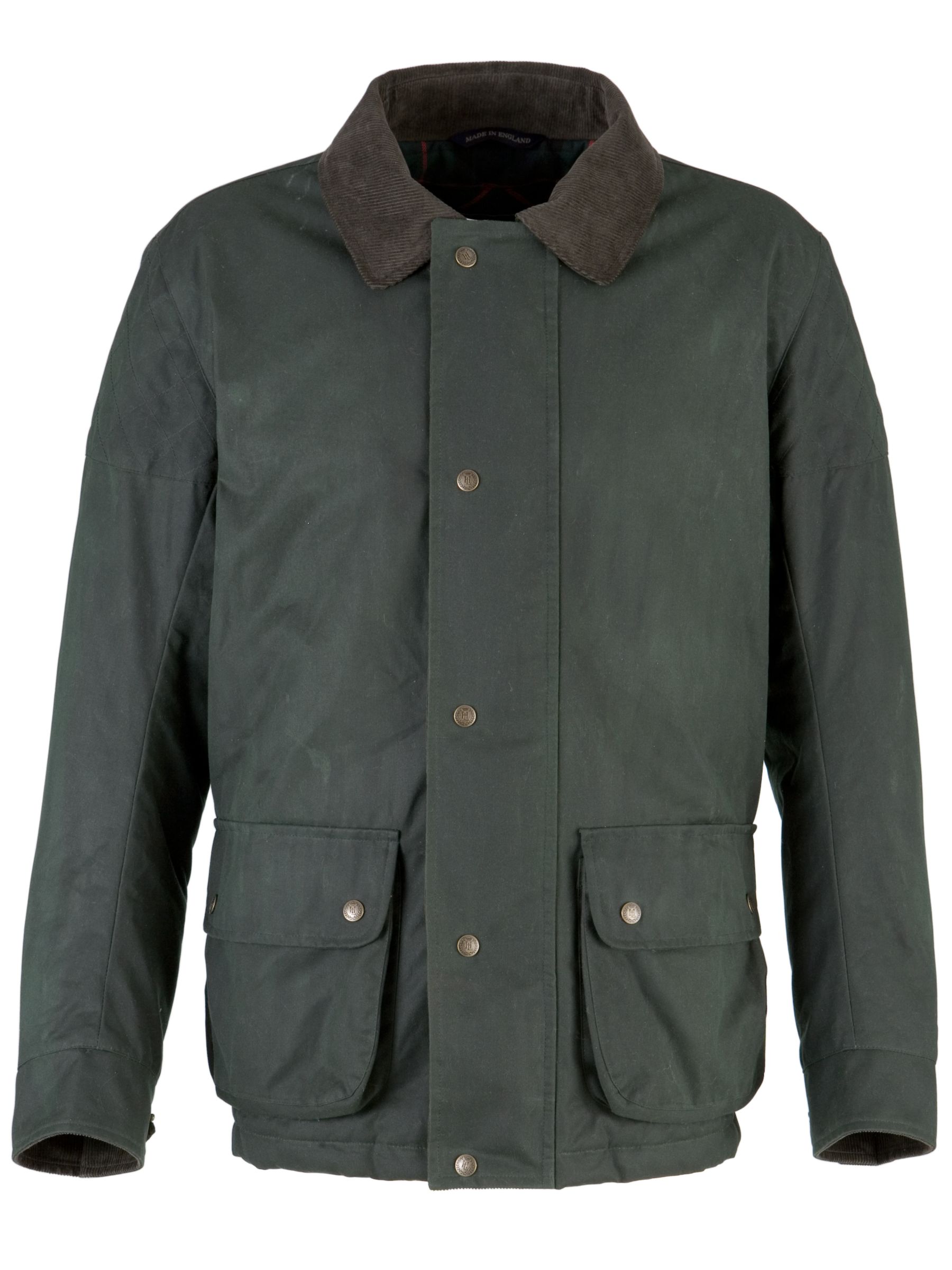 Henri Lloyd Albaston Wax M.I. England Jacket, Green at JohnLewis