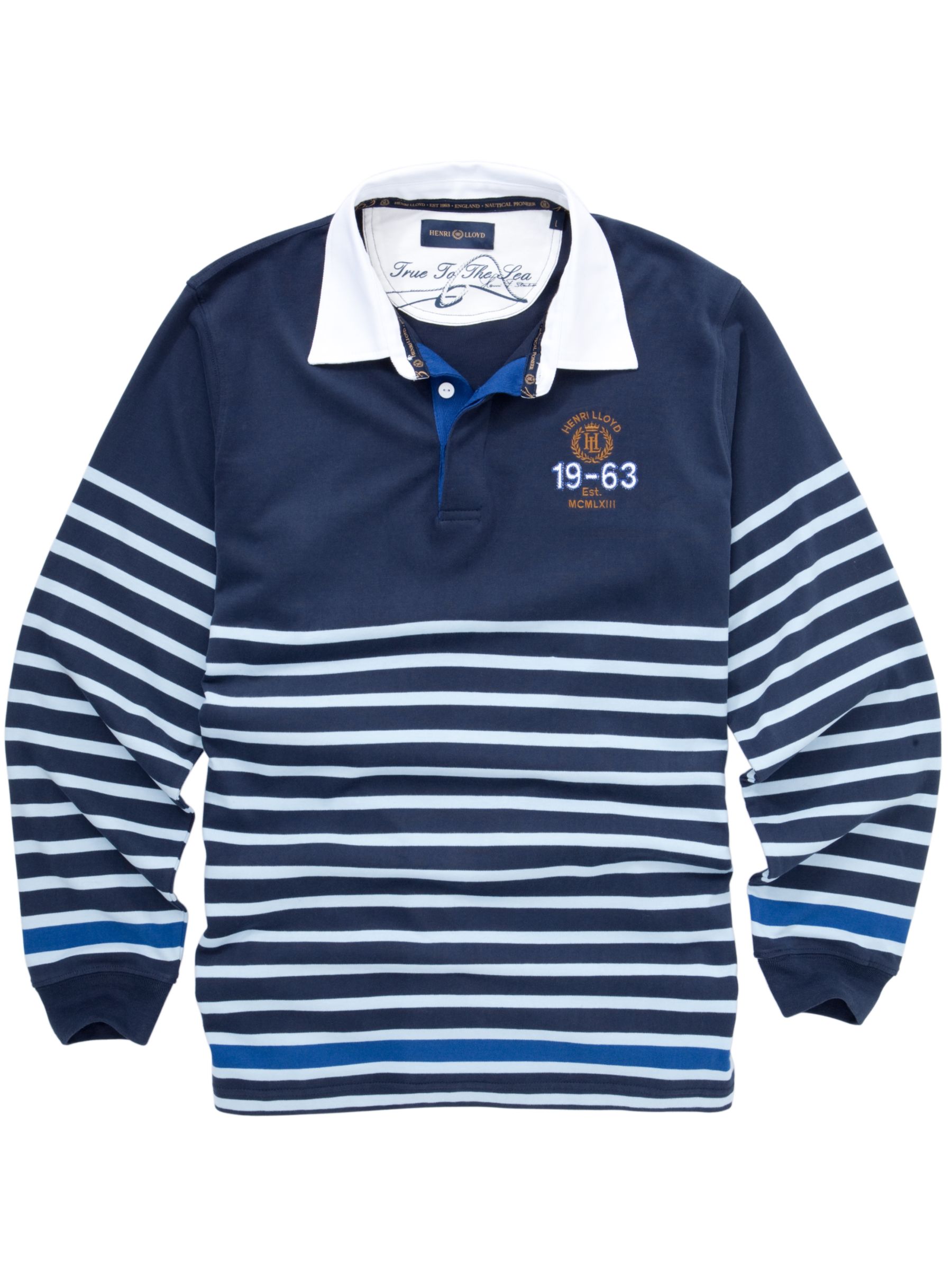 Cranwell Stripe Rugby Shirt, Pacific