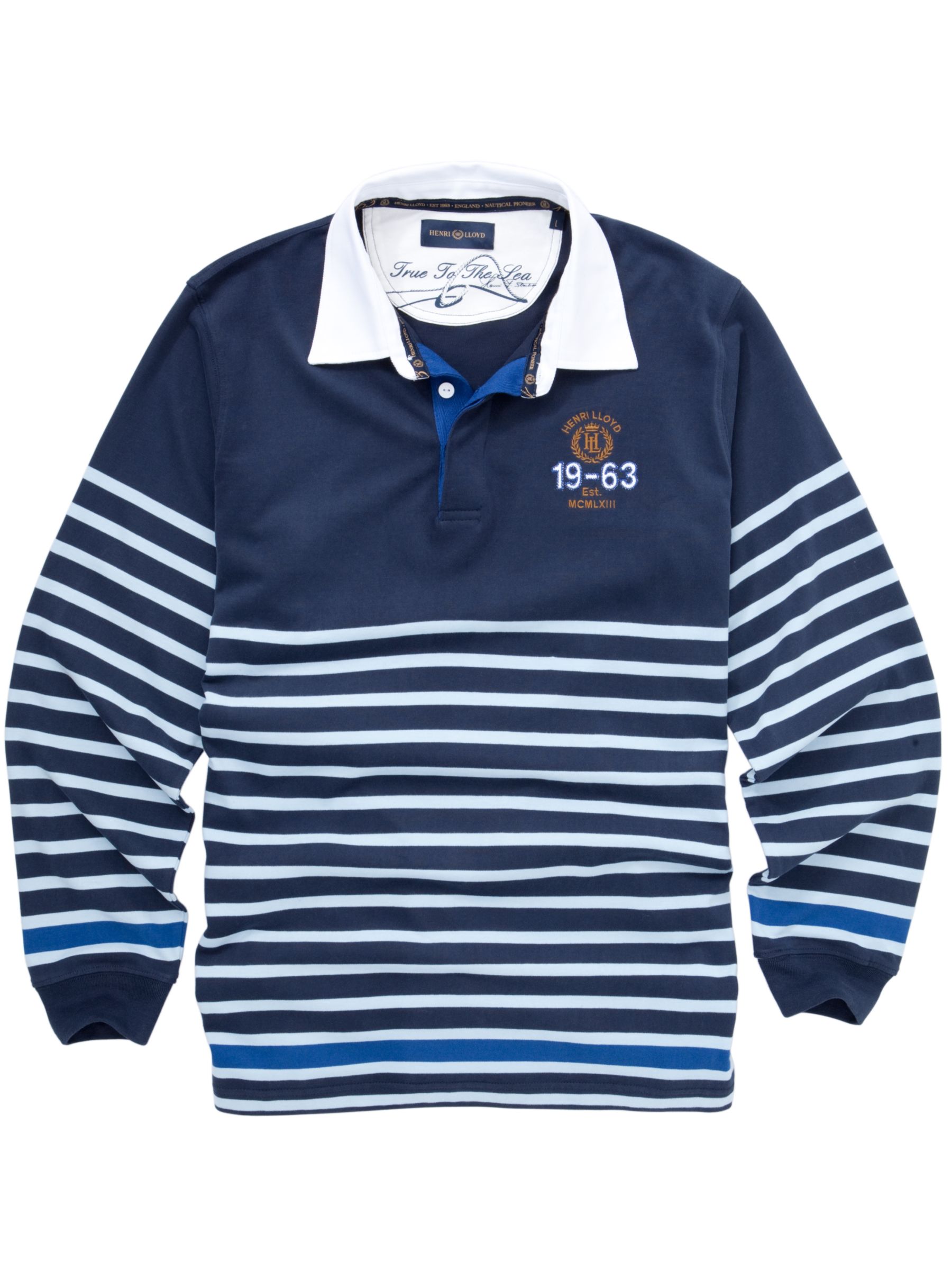 Henri Lloyd Cranwell Stripe Rugby Shirt, Pacific