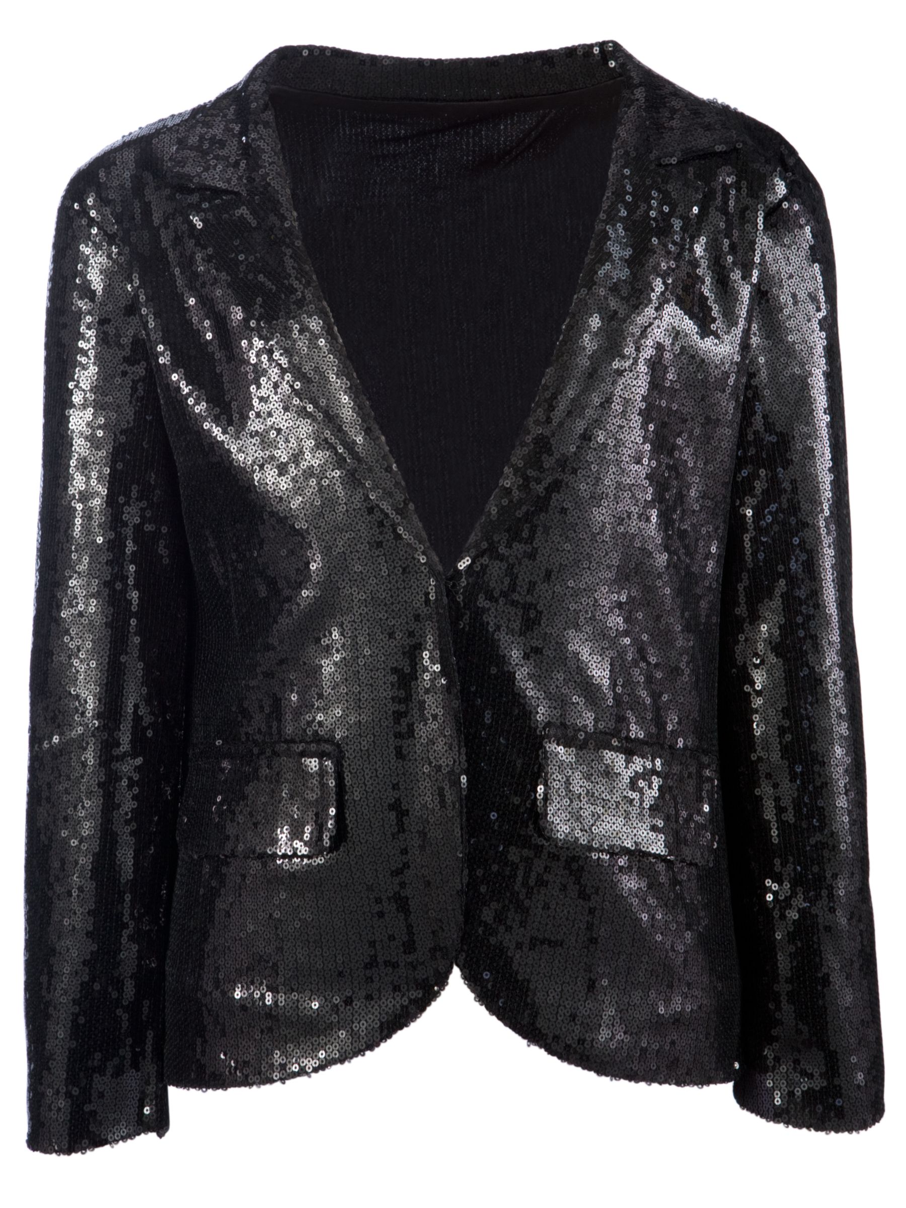Derhy Sequin Blazer Black