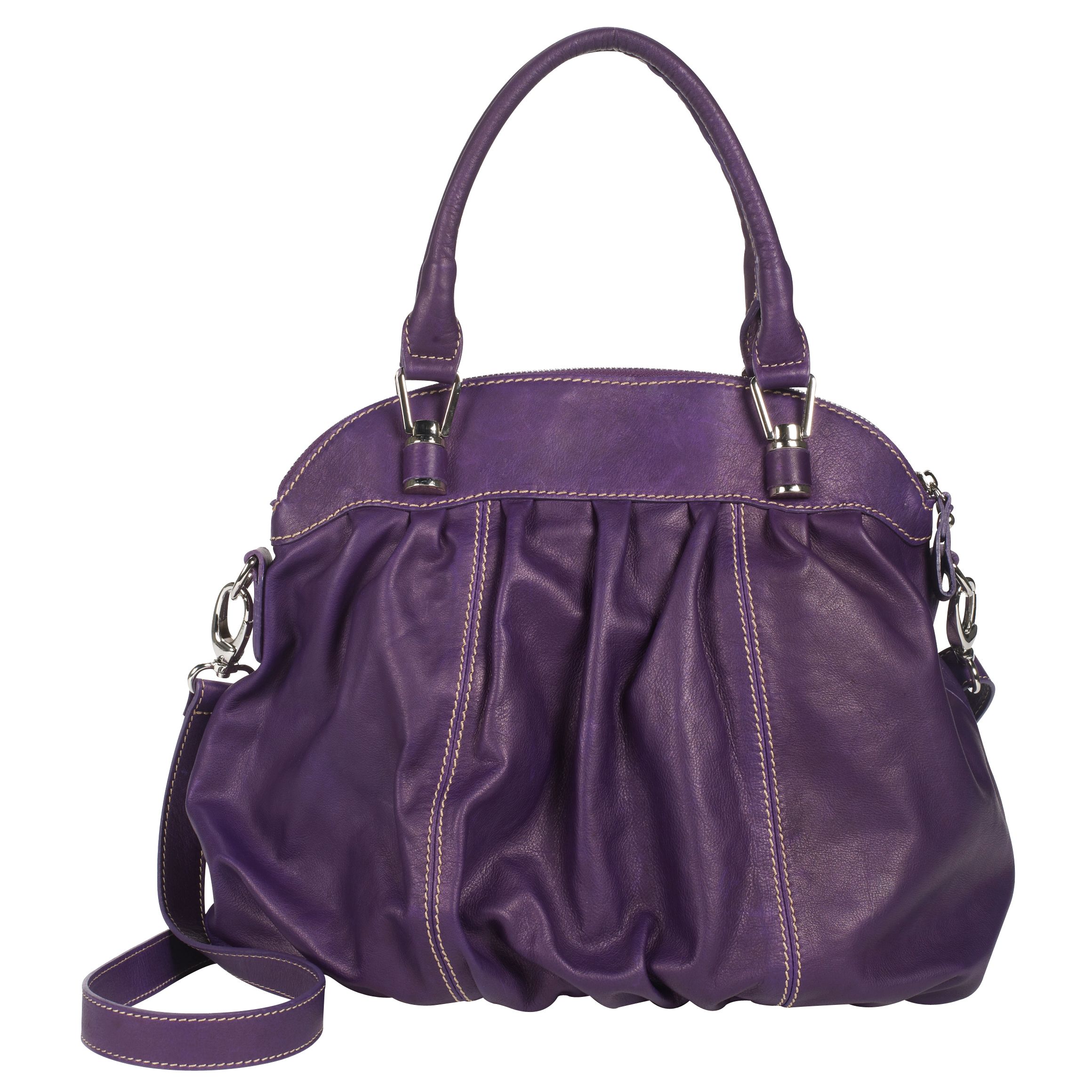 Hobbs Henriette Work Handbag, Purple at John Lewis