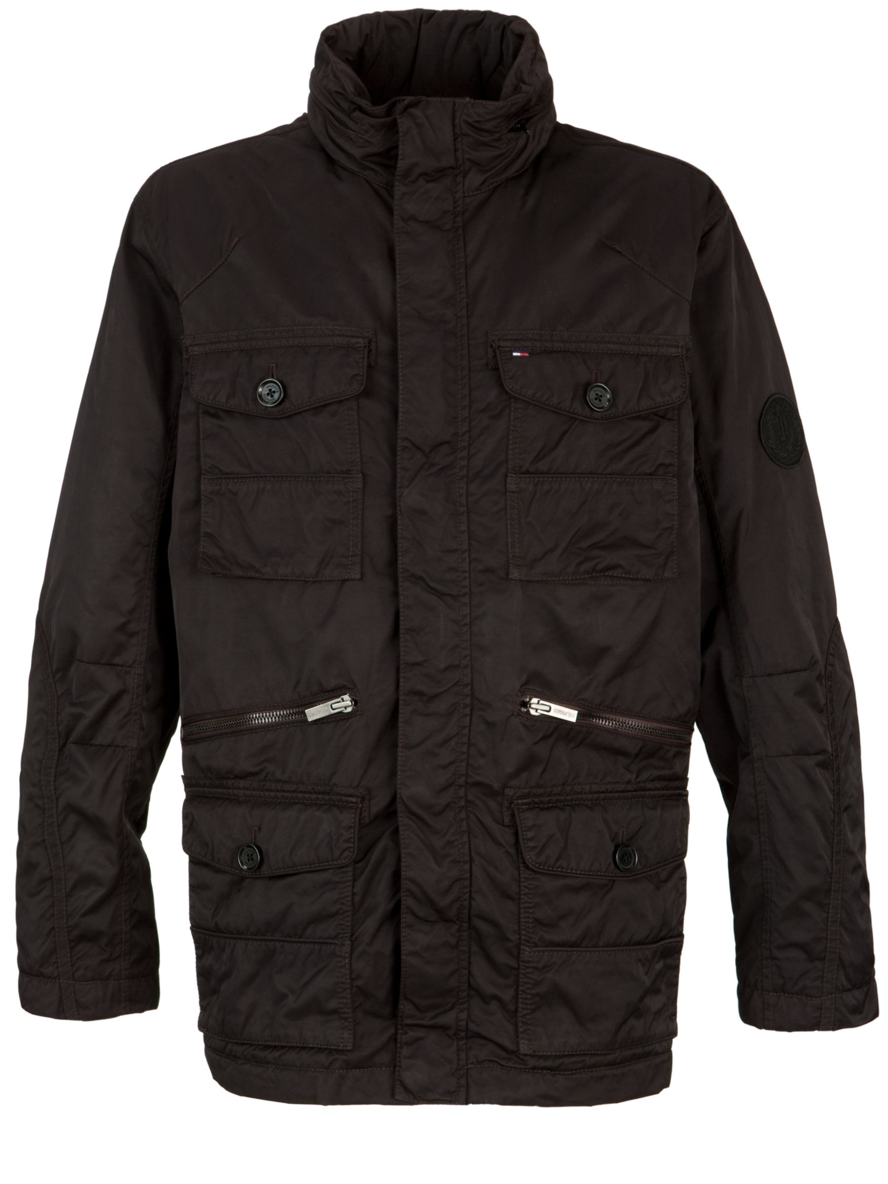 Tommy Hilfiger Airfield Jacket, Black at John Lewis