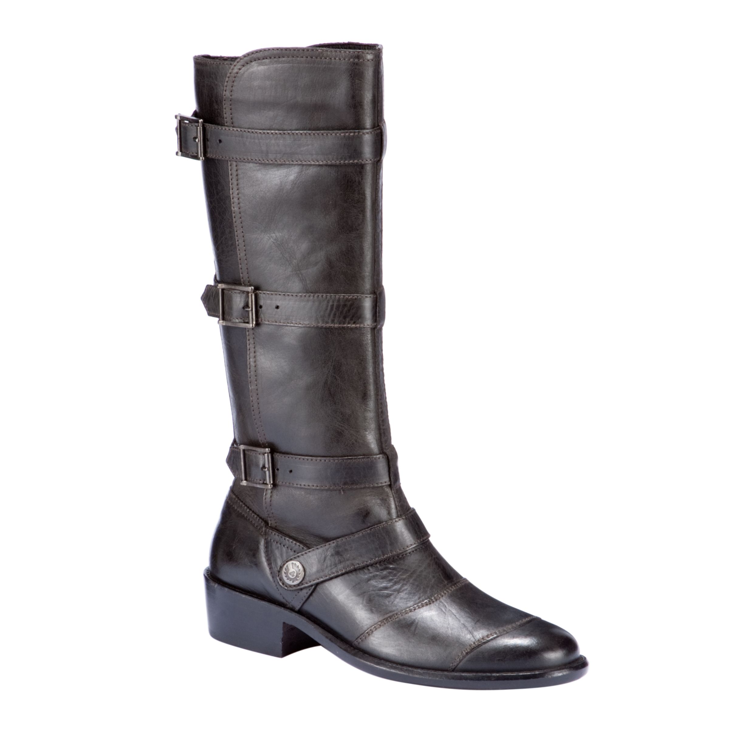 Belstaff Jenn Lady Boot, Antique Black at John Lewis