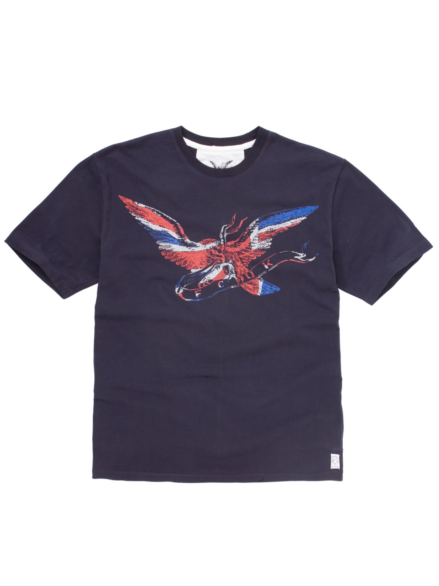 French Connection Union Eagle T-Shirt, Navy