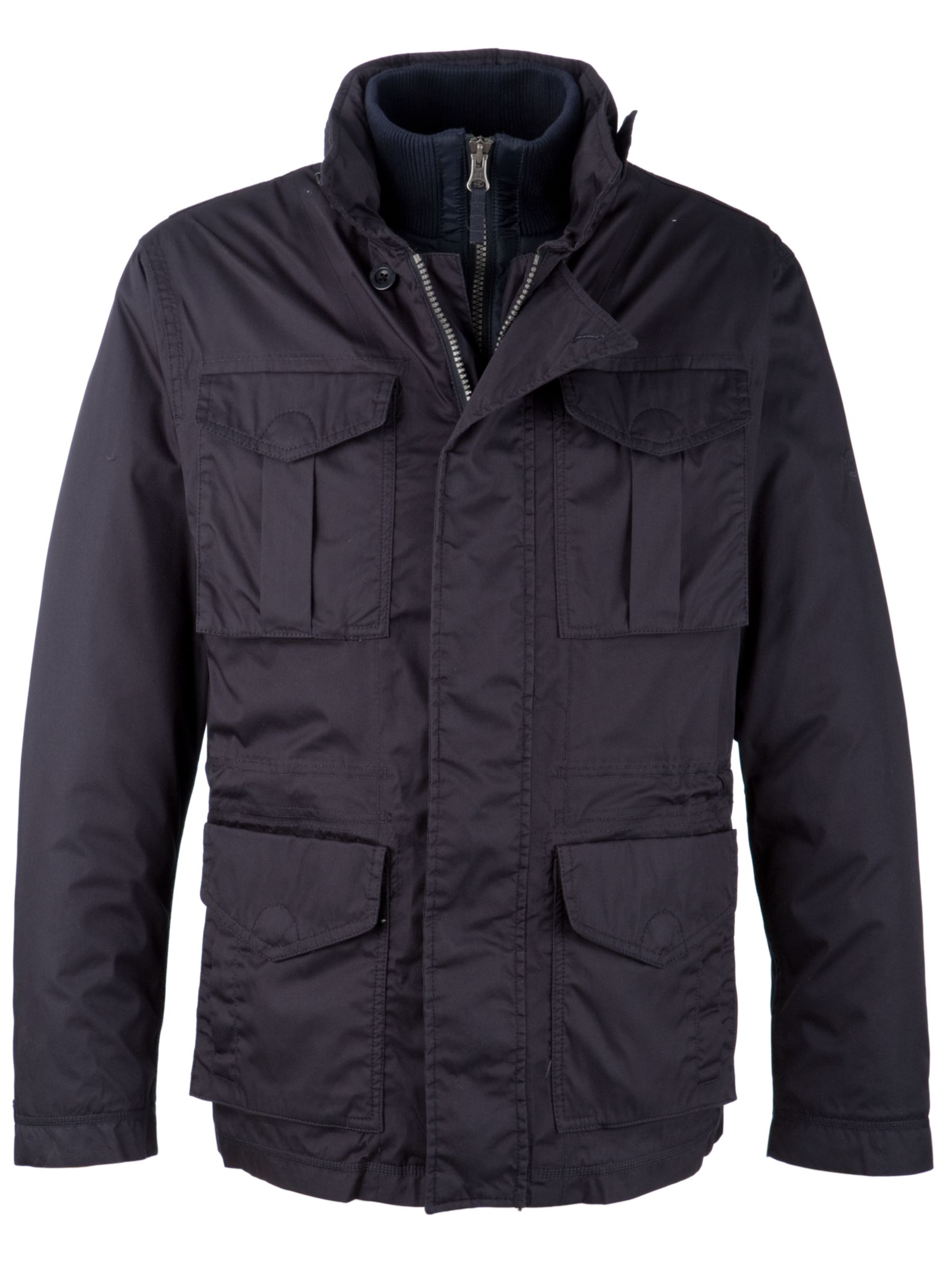 Timberland Abington 3 in 1 Military Jacket, Navy at John Lewis