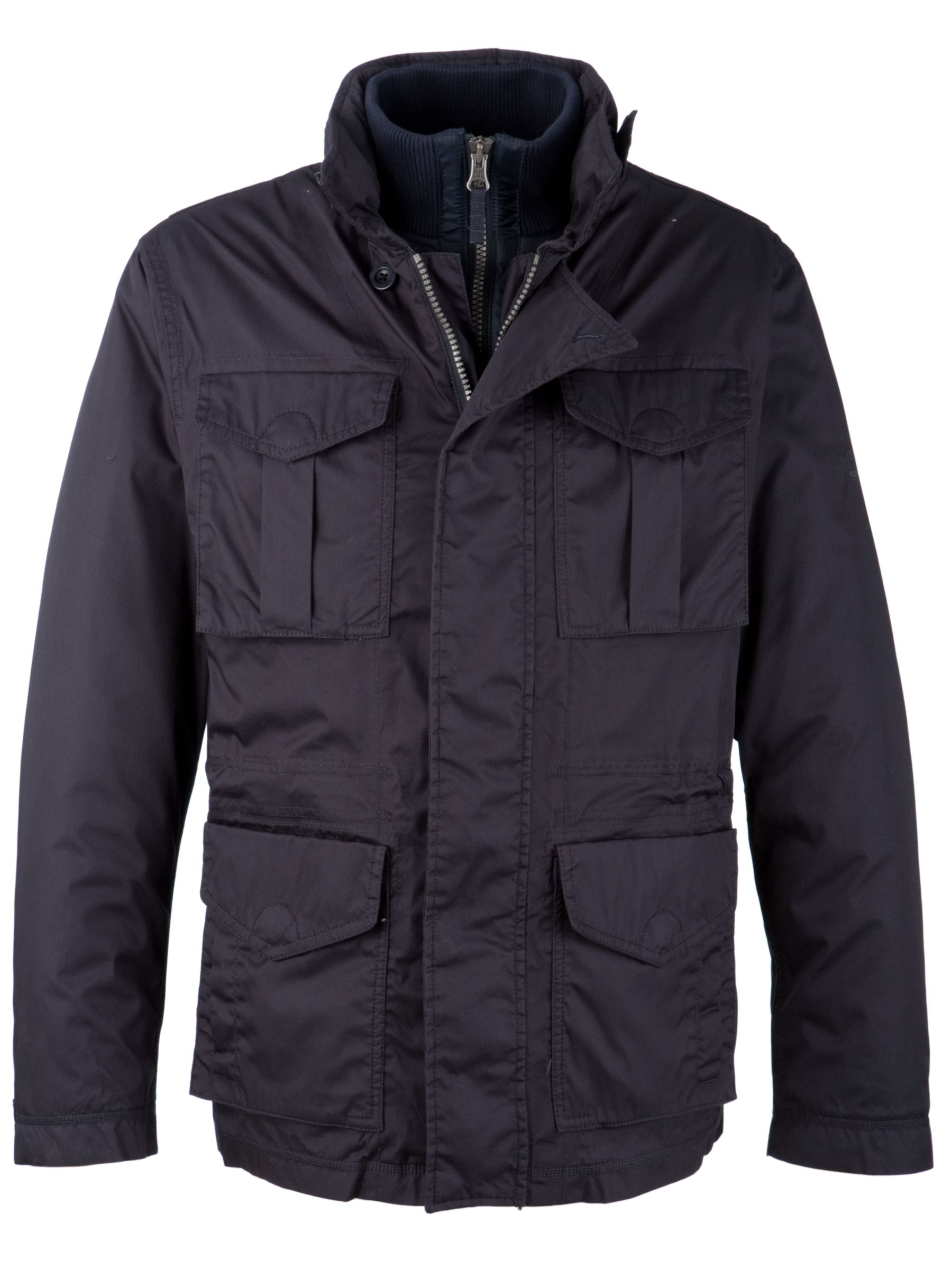 Timberland Abington 3 in 1 Military Jacket, Navy at John Lewis