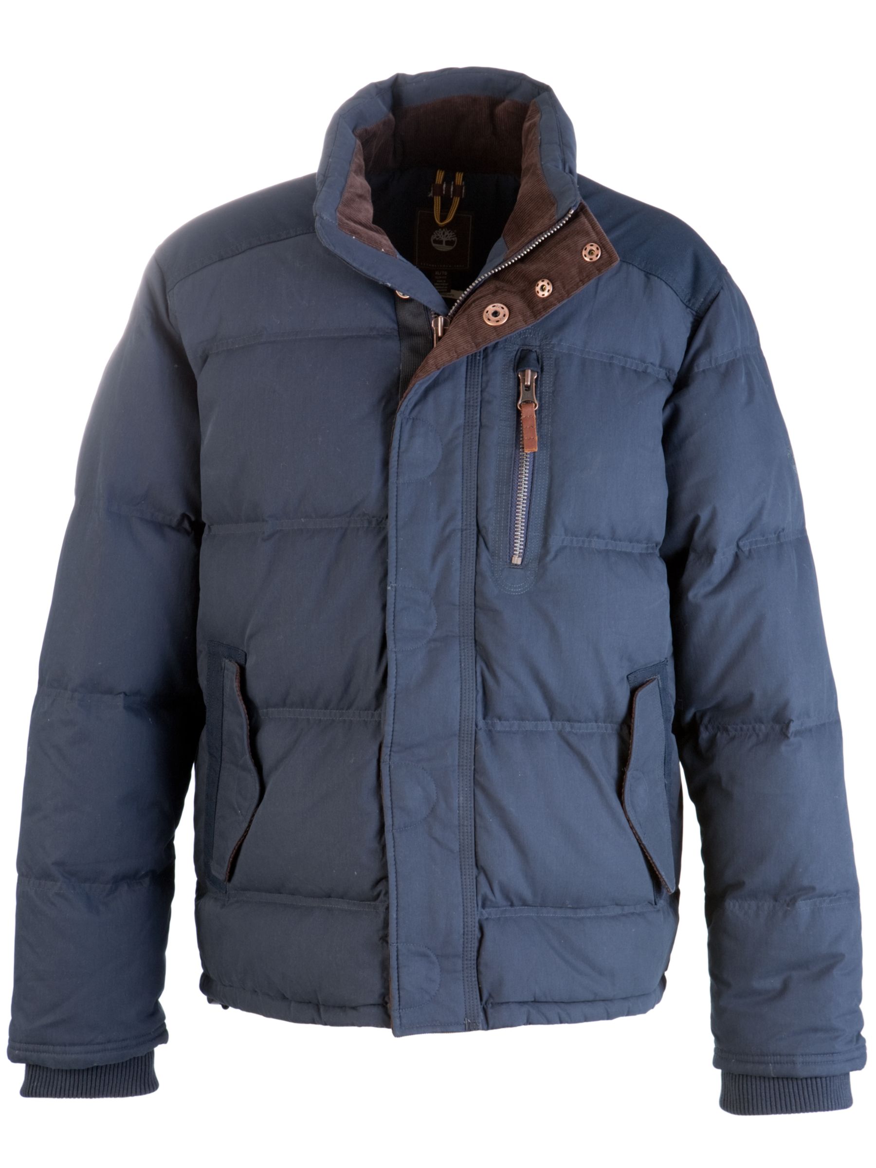 Timberland Rugged Down Jacket, Blue at John Lewis