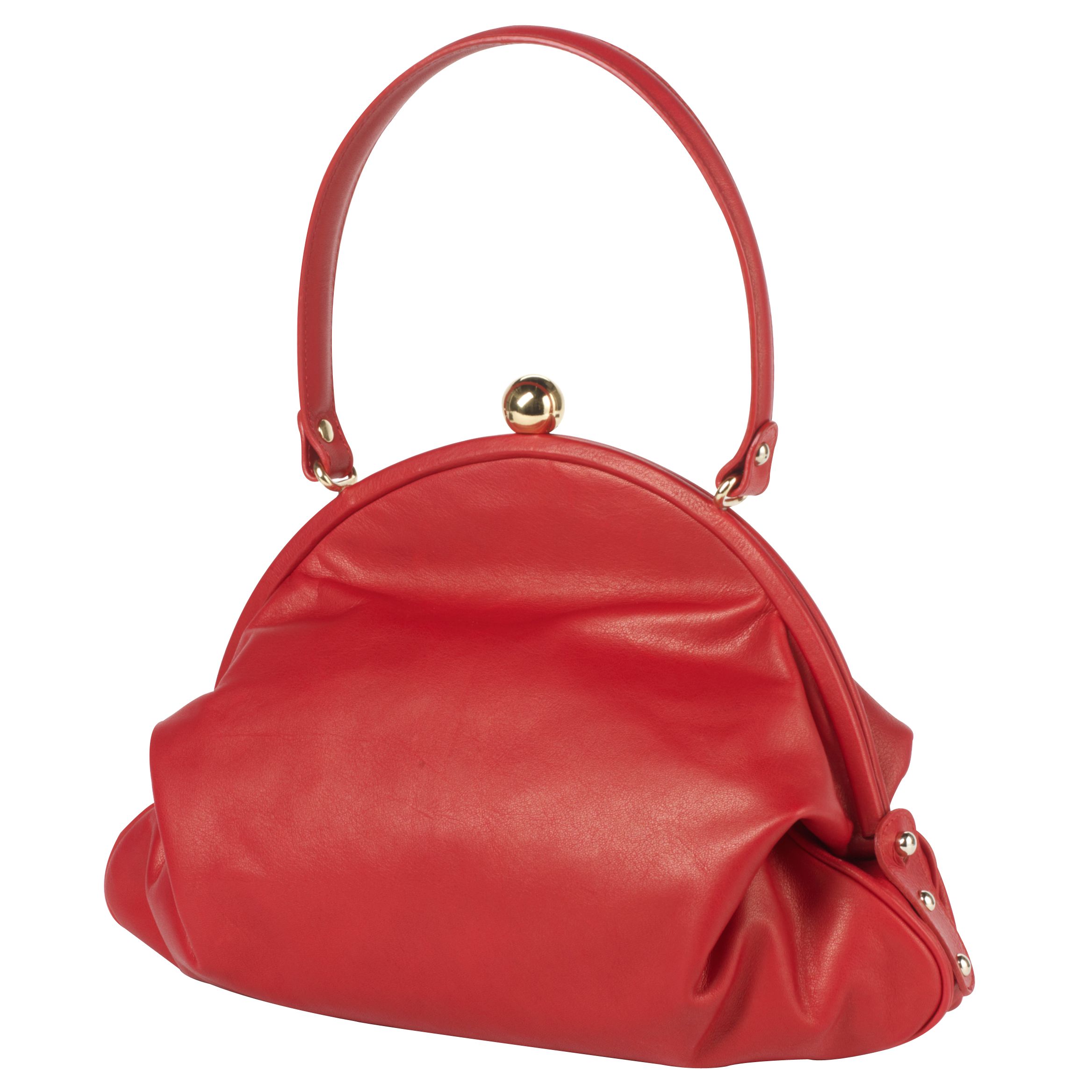 Hobbs Iva Grab Handbag, Scarlet at John Lewis