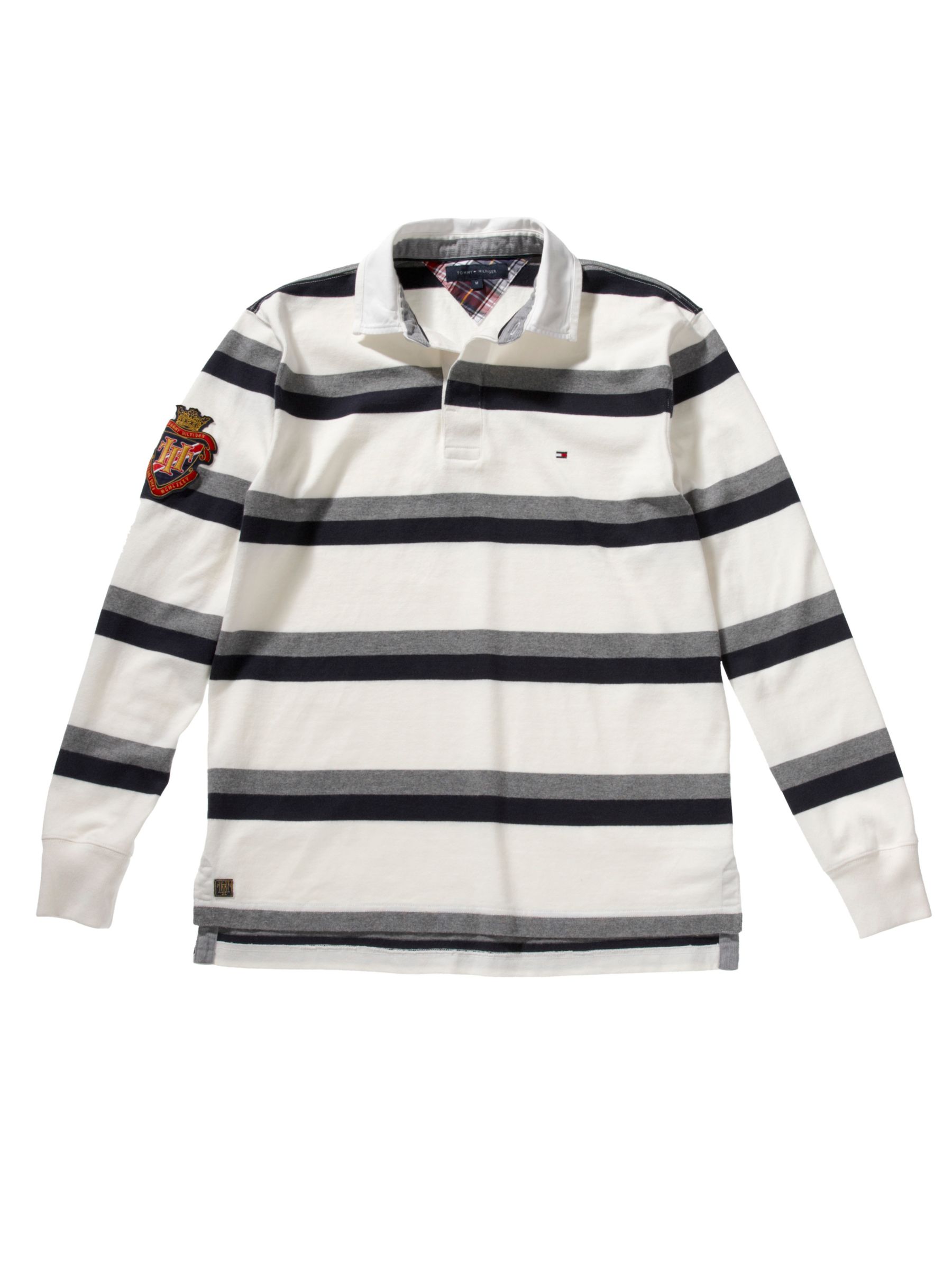 Tommy Hilfiger Stripe Rugby Shirt, White