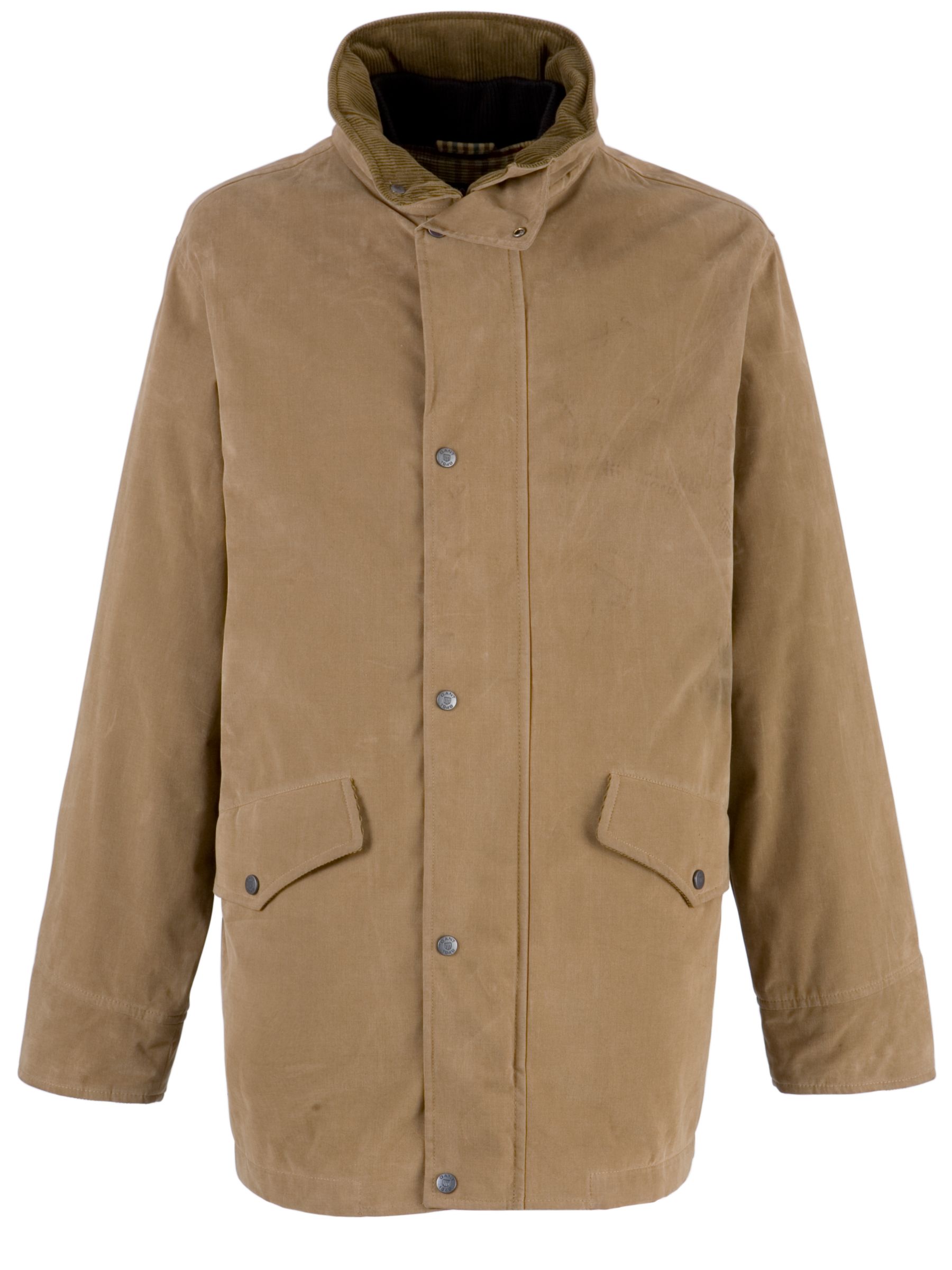 Gant Classic Double Decker Coat, Brown, M at John Lewis