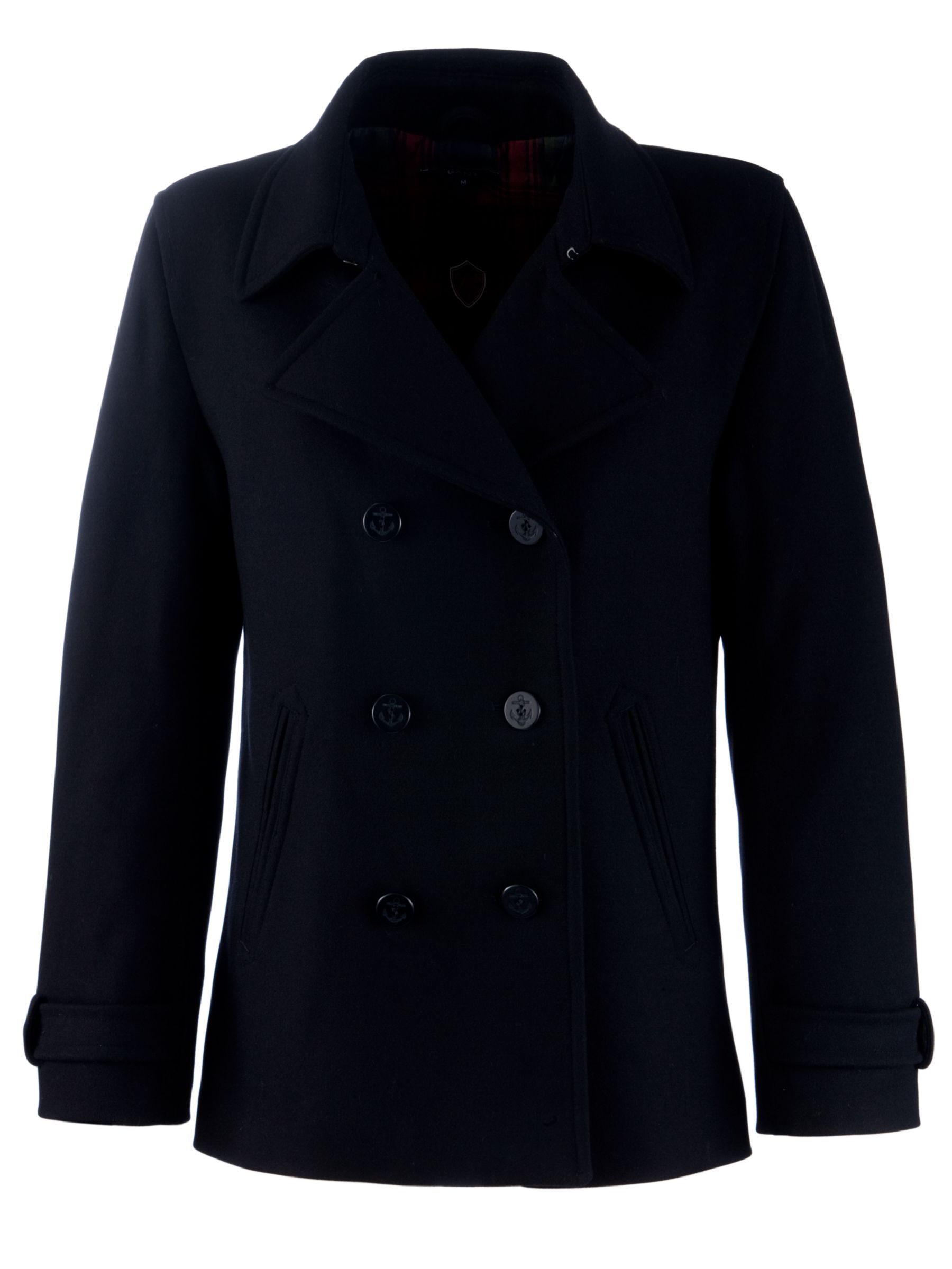 Gant The Pea Coat, Blue at John Lewis