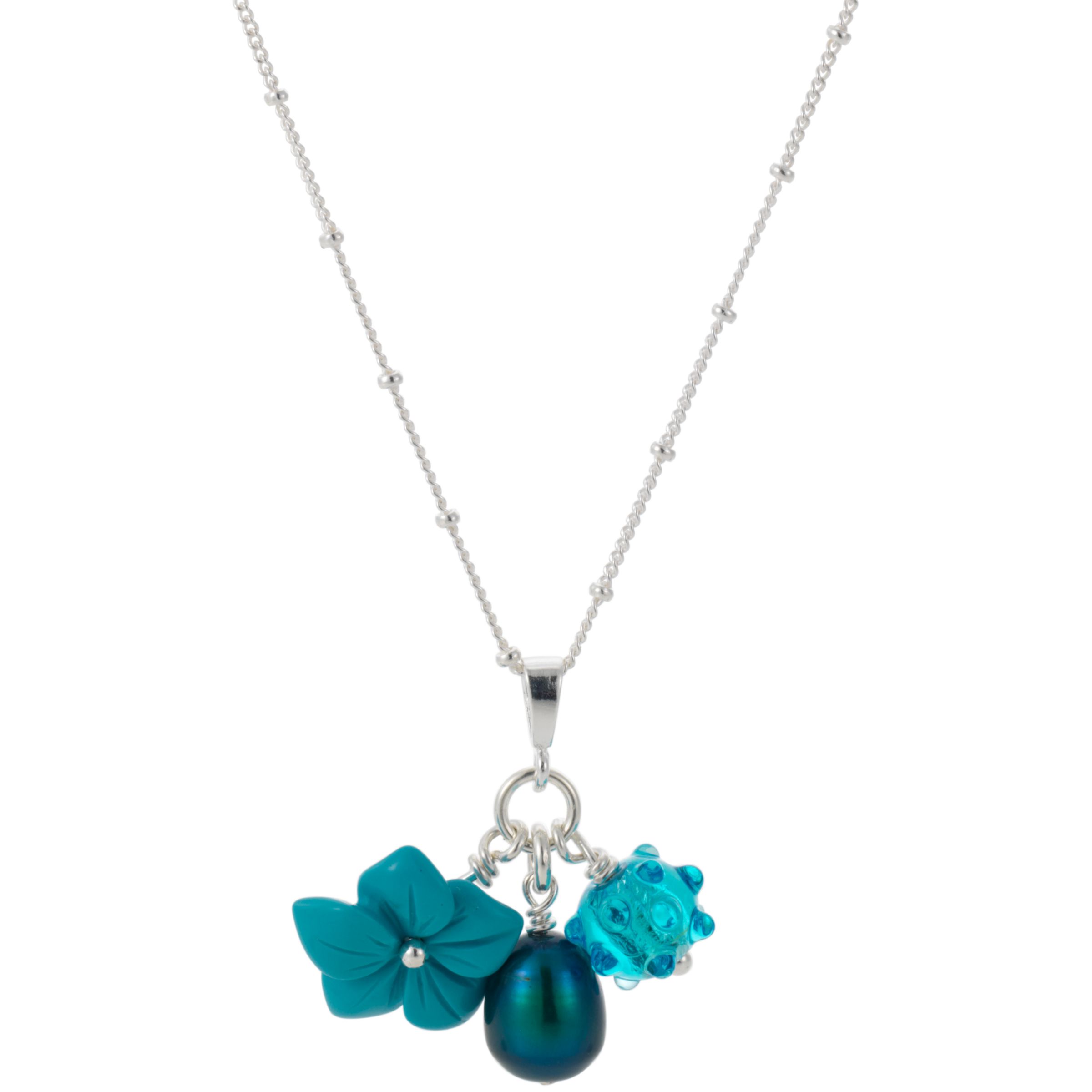 Martick Flower Turquoise Pearl 