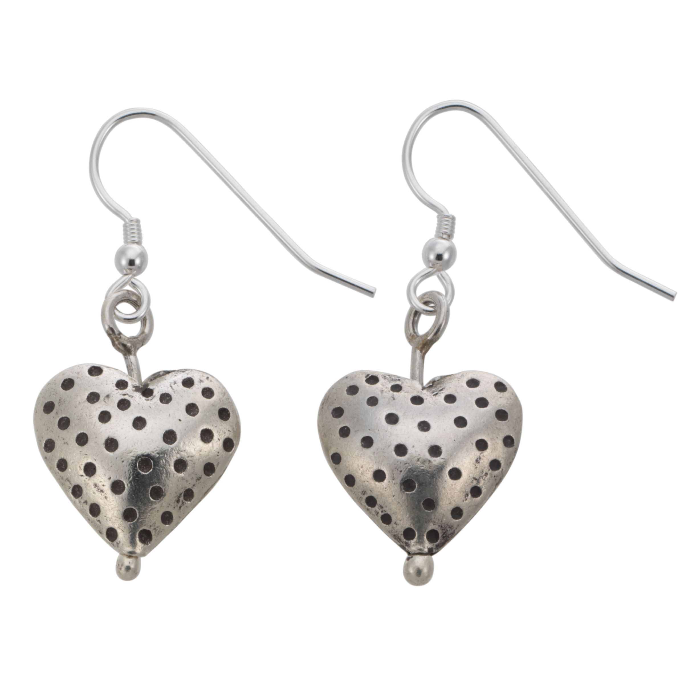 Martick Dotty Heart Drop Earrings