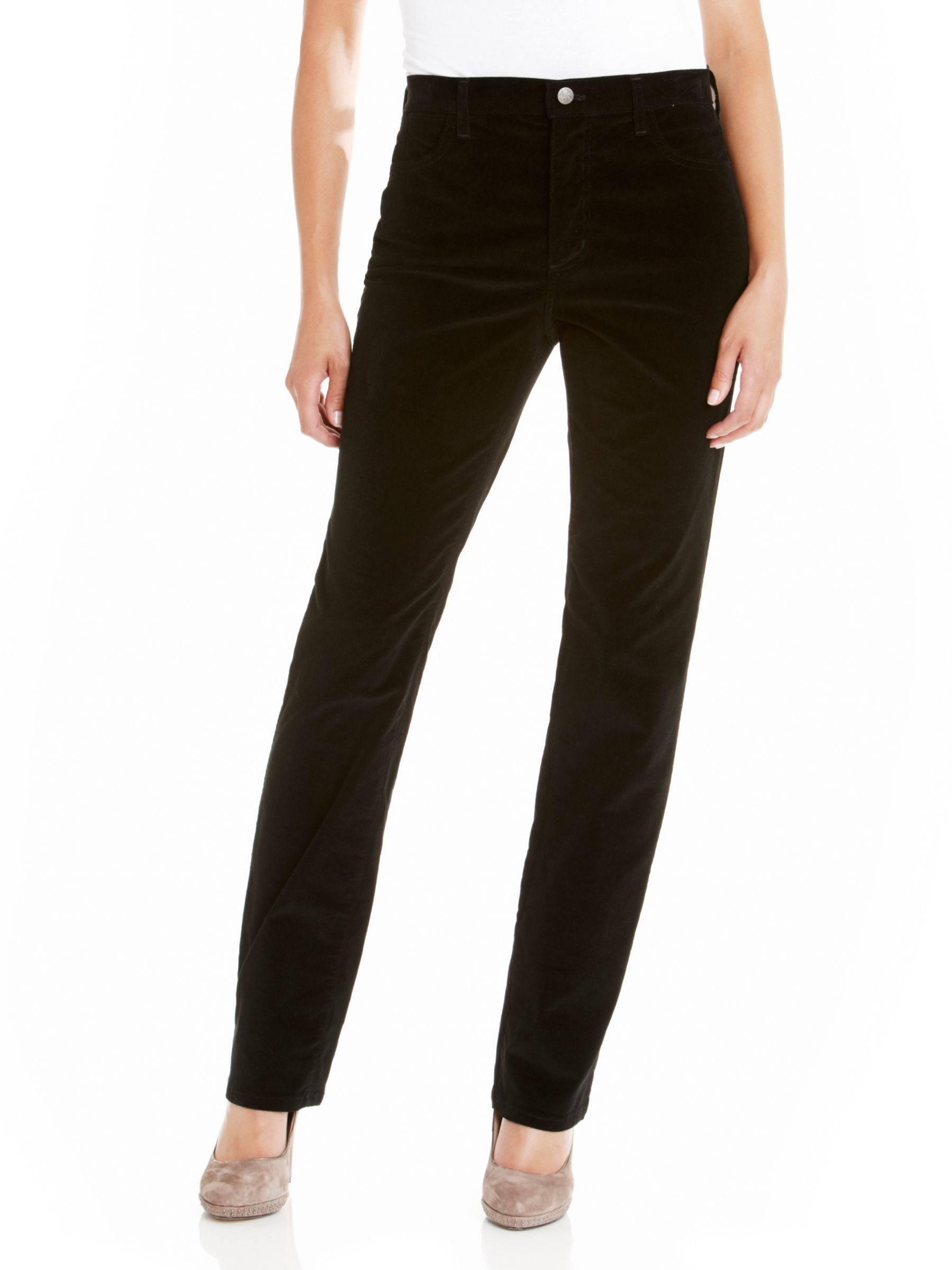 Not Your Daughter's Jeans Cord Trousers, Black at John Lewis