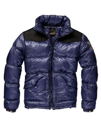 Scotch & Soda Down Jacket, Dark blue at John Lewis