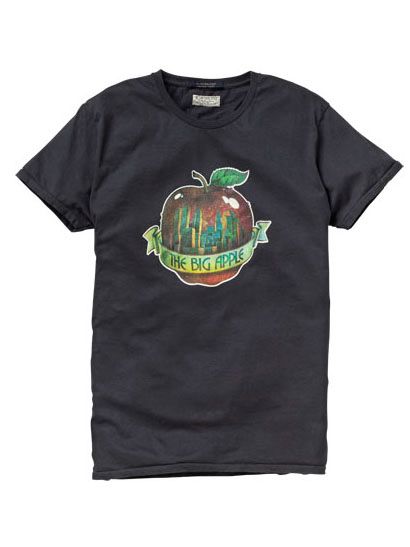 Scotch and Soda Big Apple T-Shirt, Antra Grey