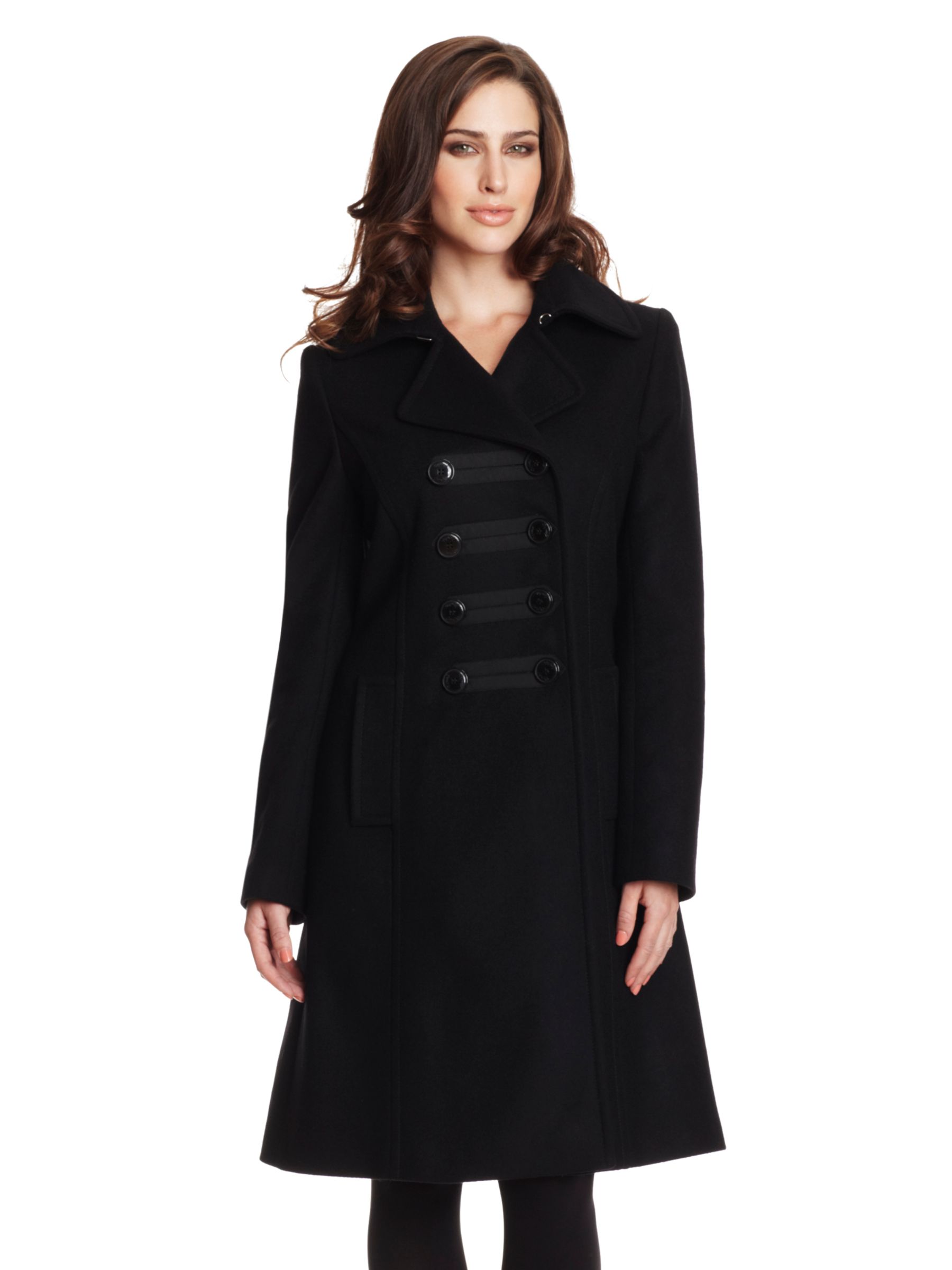 Damsel in a Dress Louisa- May Military Coat, Black at JohnLewis