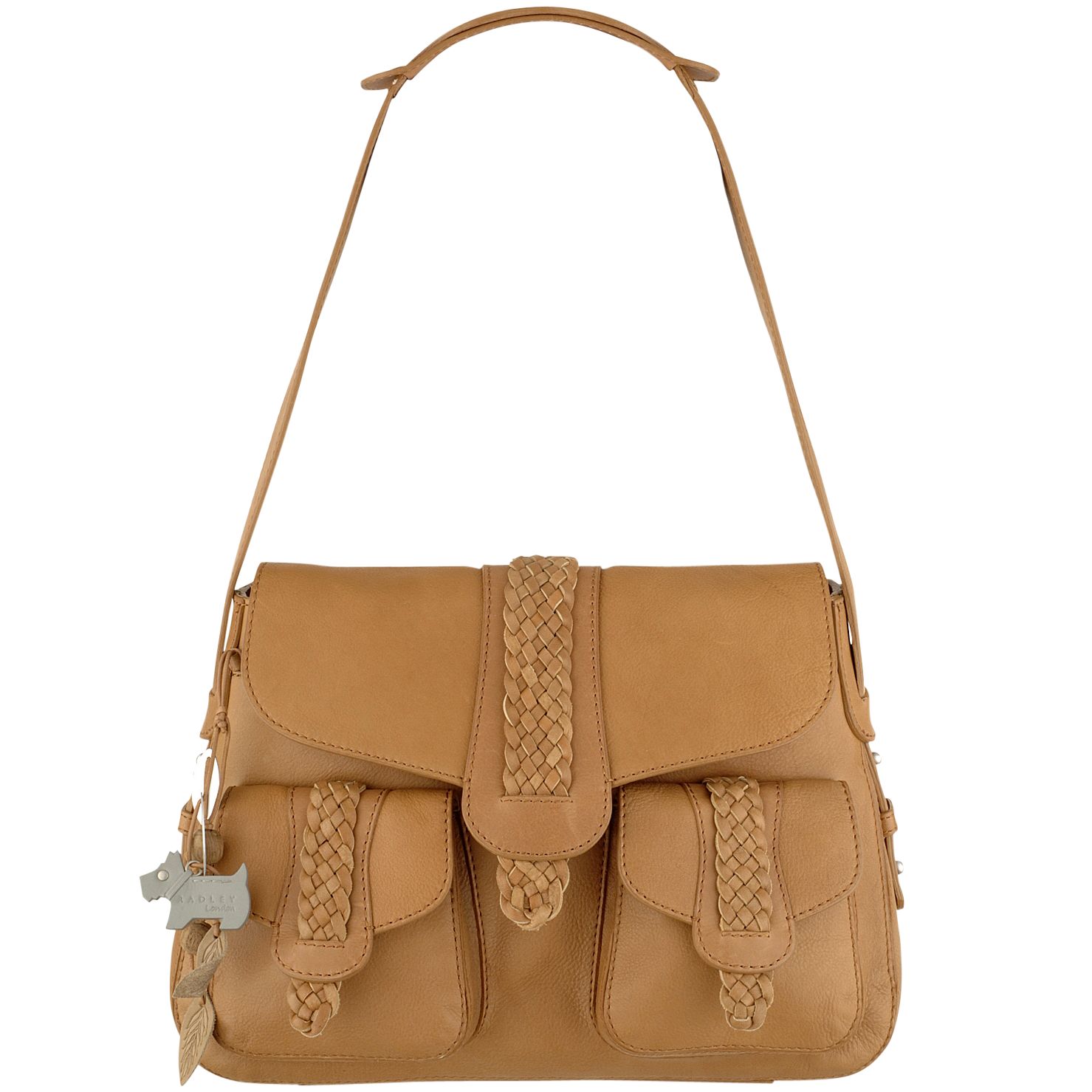 Radley Mortimer Shoulder Handbag, Tan at John Lewis