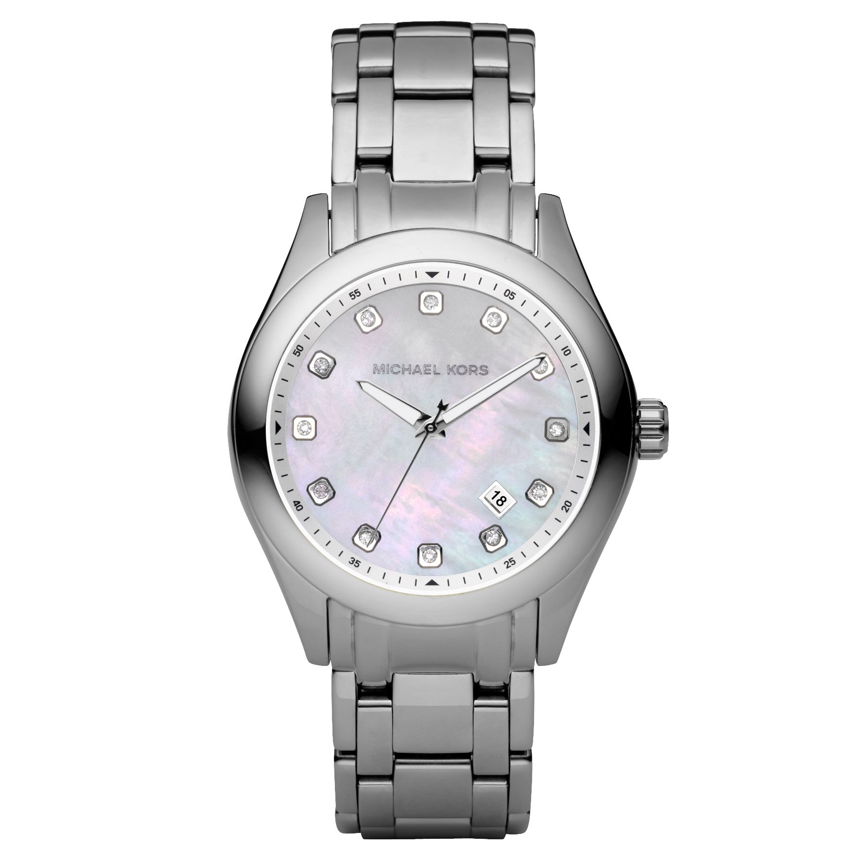 Michael Kors MK5325 Women's Round Dial Stainless Steel Bracelet Watch at John Lewis