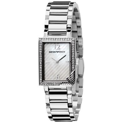 Emporio Armani AR0758 Women's Crystal Bracelet Watch at John Lewis