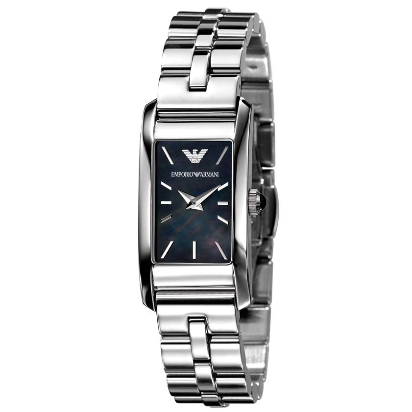 Emporio Armani AR0747 Women's Analogue Bracelet Watch, Silver at John Lewis