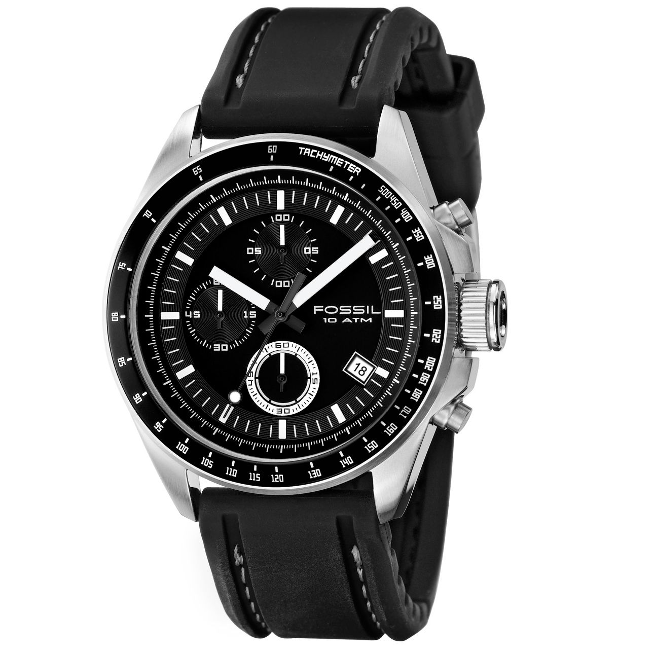 Fossil CH2573 Mens Black Dial Watch