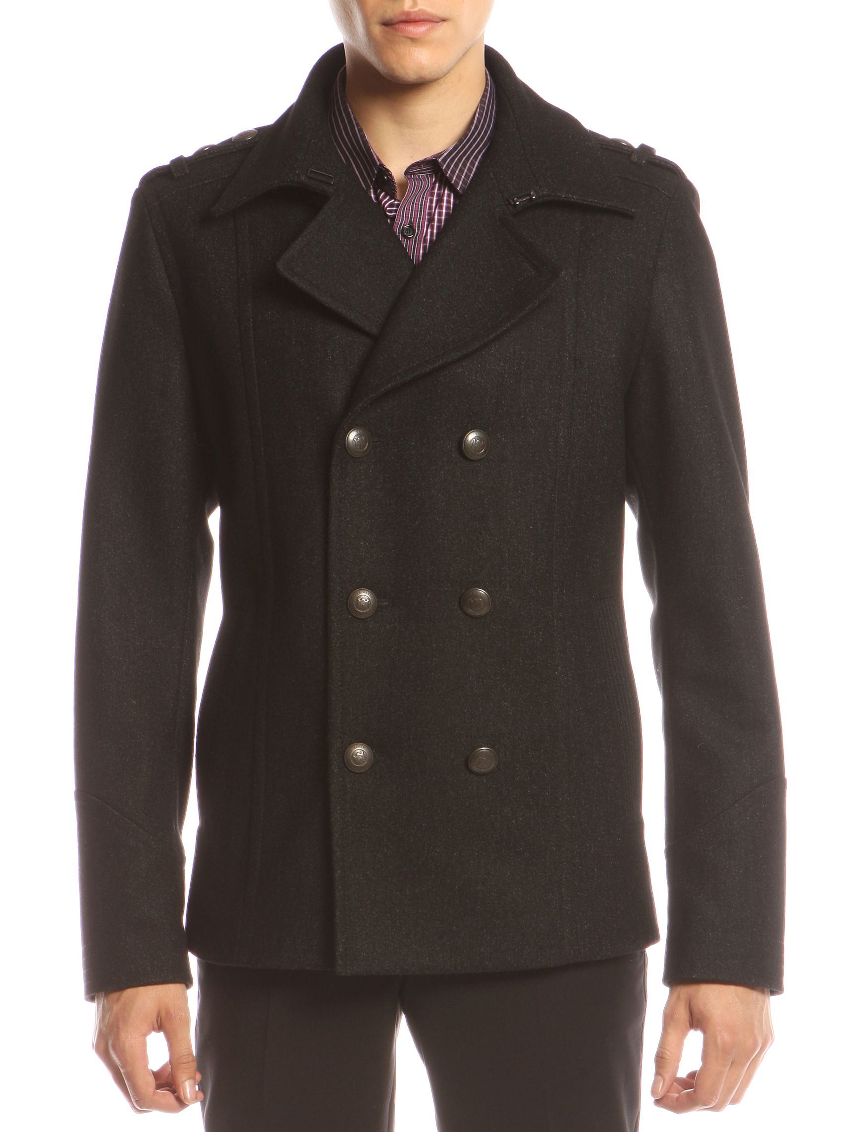 Ted Baker Glenbre Short Military Jacket, Black at John Lewis