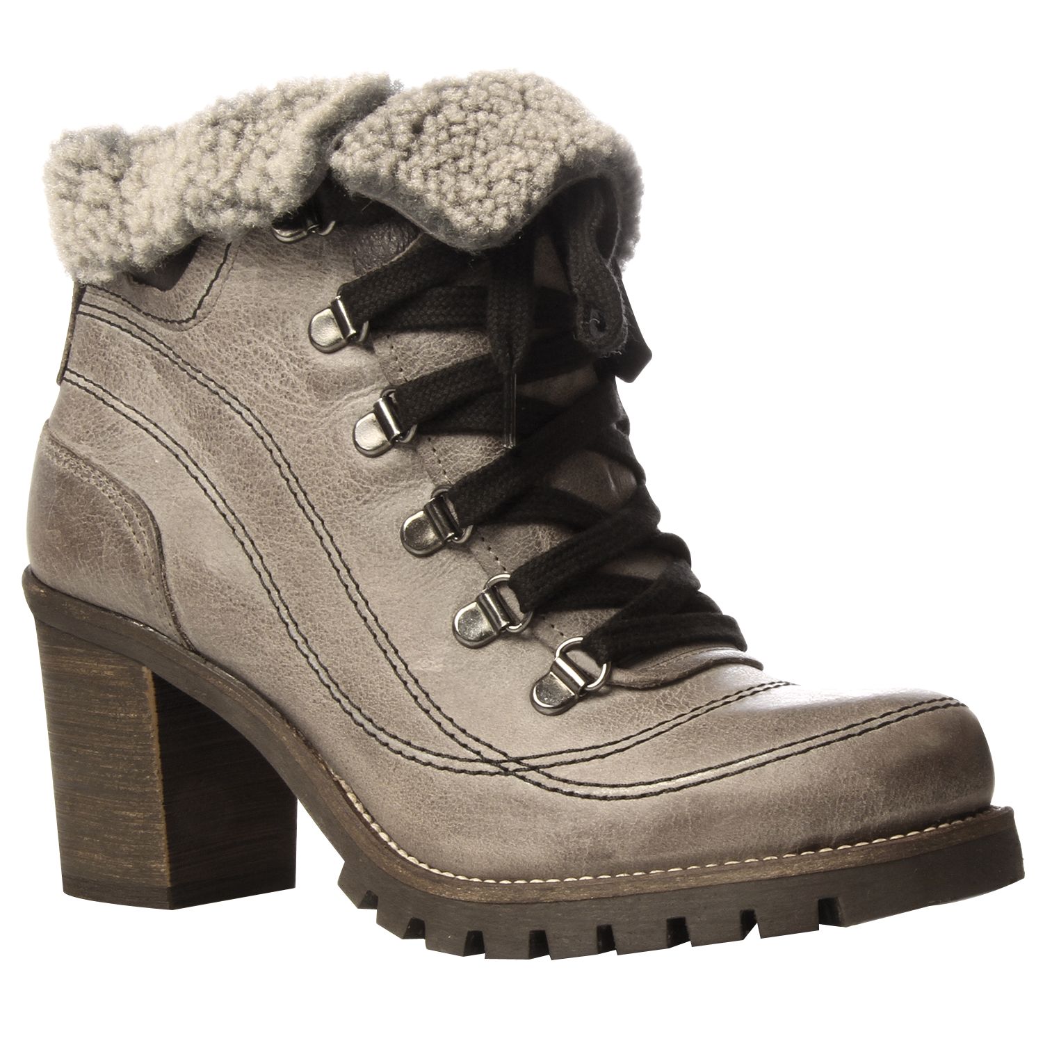 Carvela Shelly Hiker Boots, Grey at John Lewis