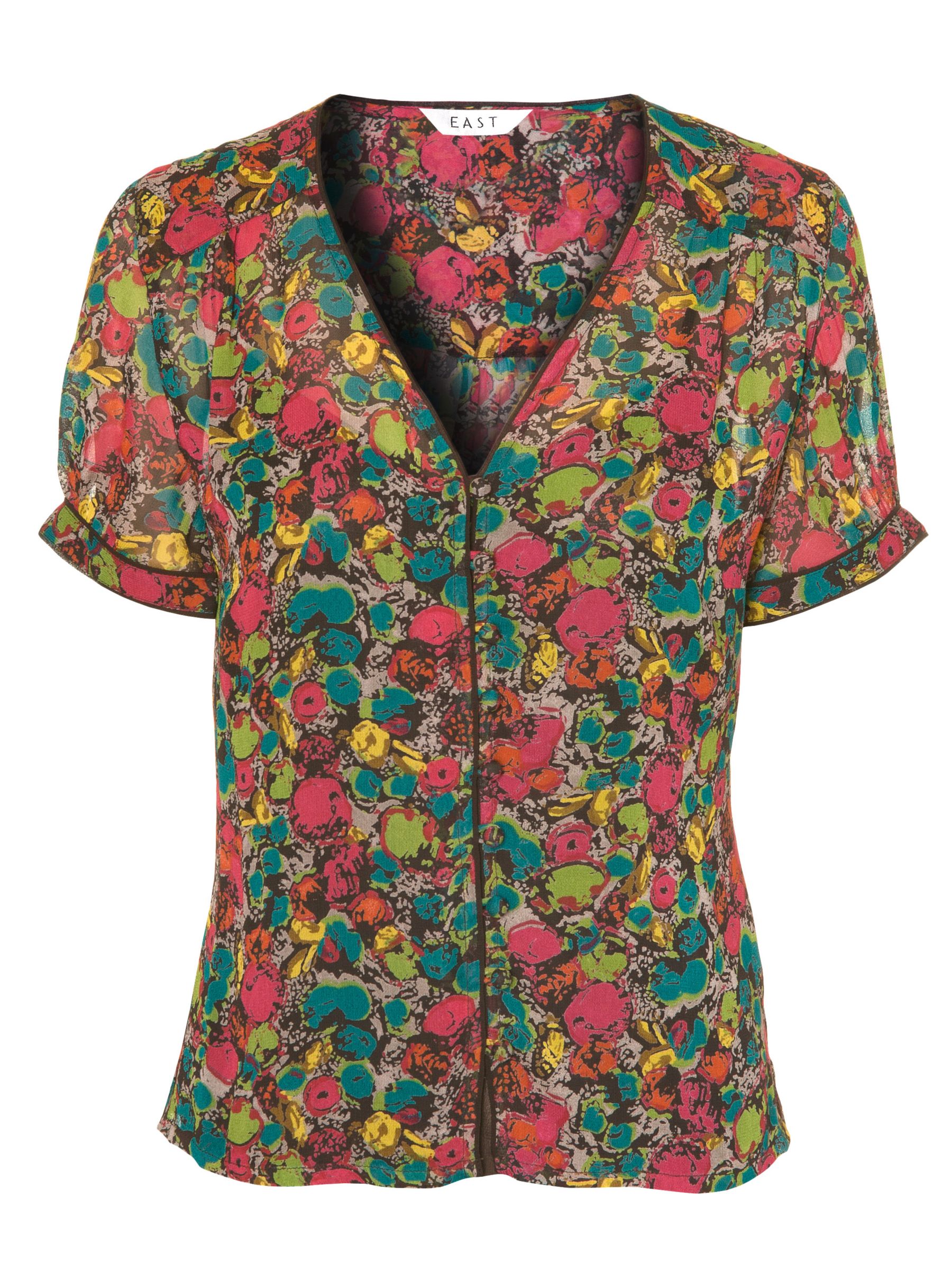 East Amy Print Blouse, Bournville