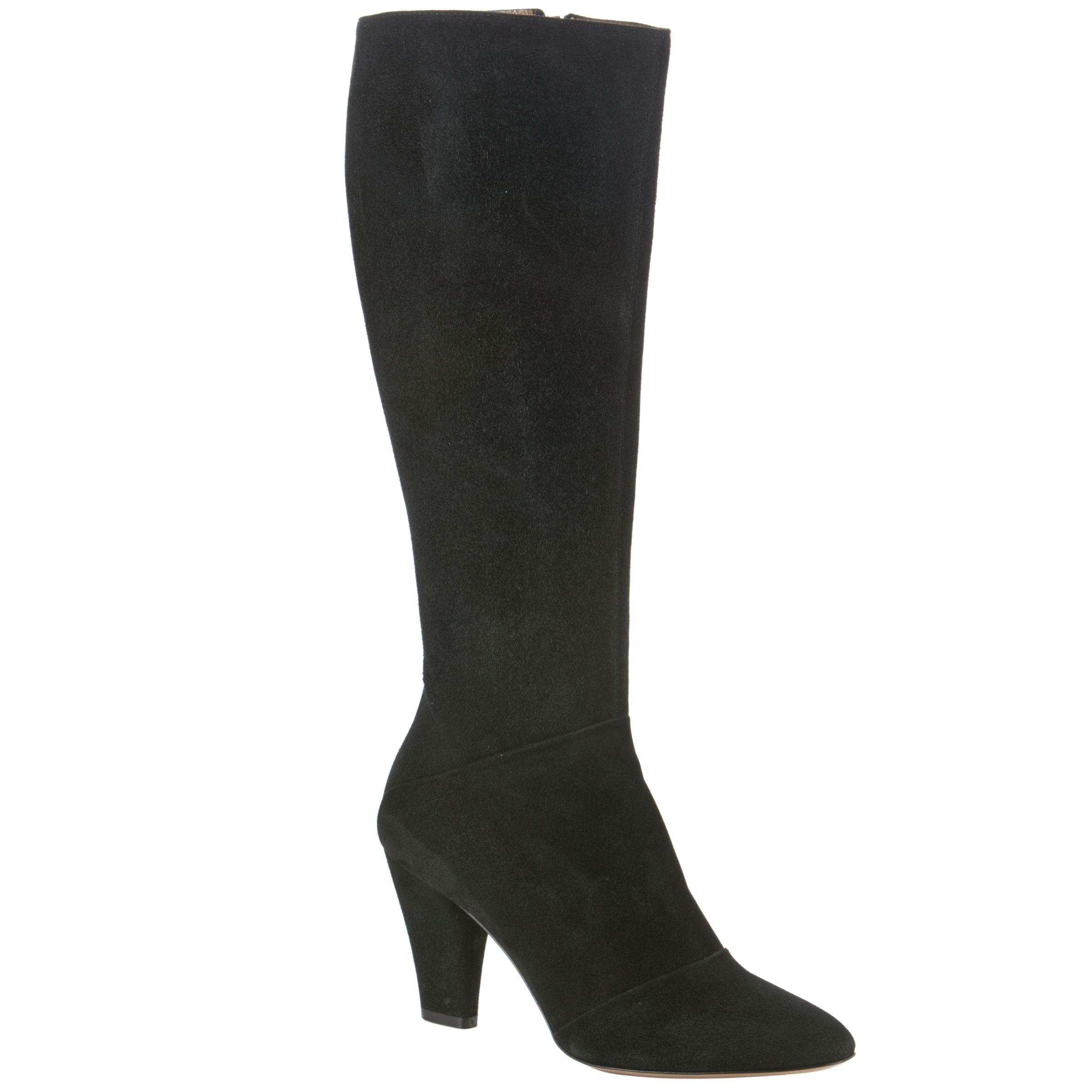 Hobbs Rae Seam Detail Long Boots, Black at John Lewis