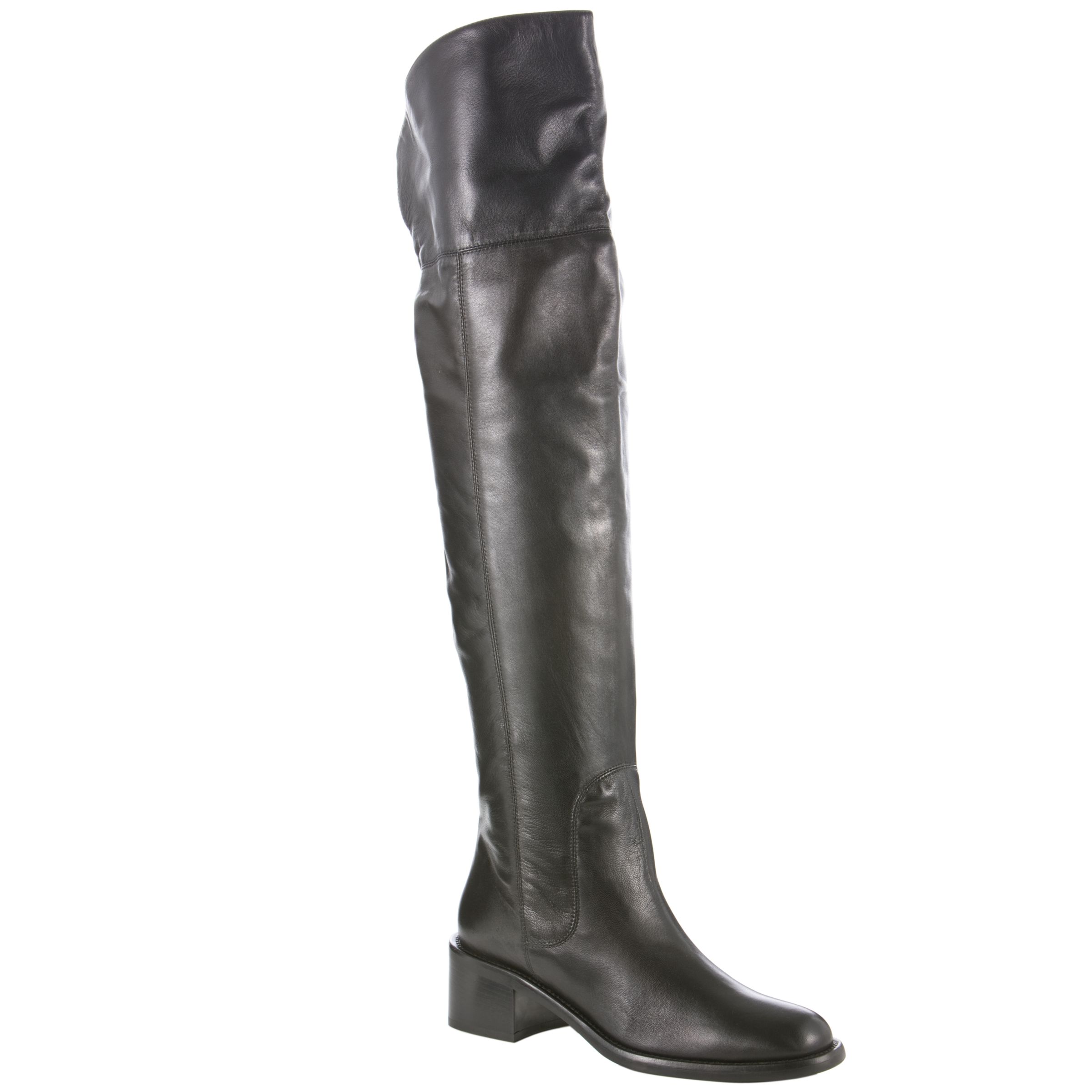 Hobbs Sissinghurst Over Knee Boots, Black at John Lewis