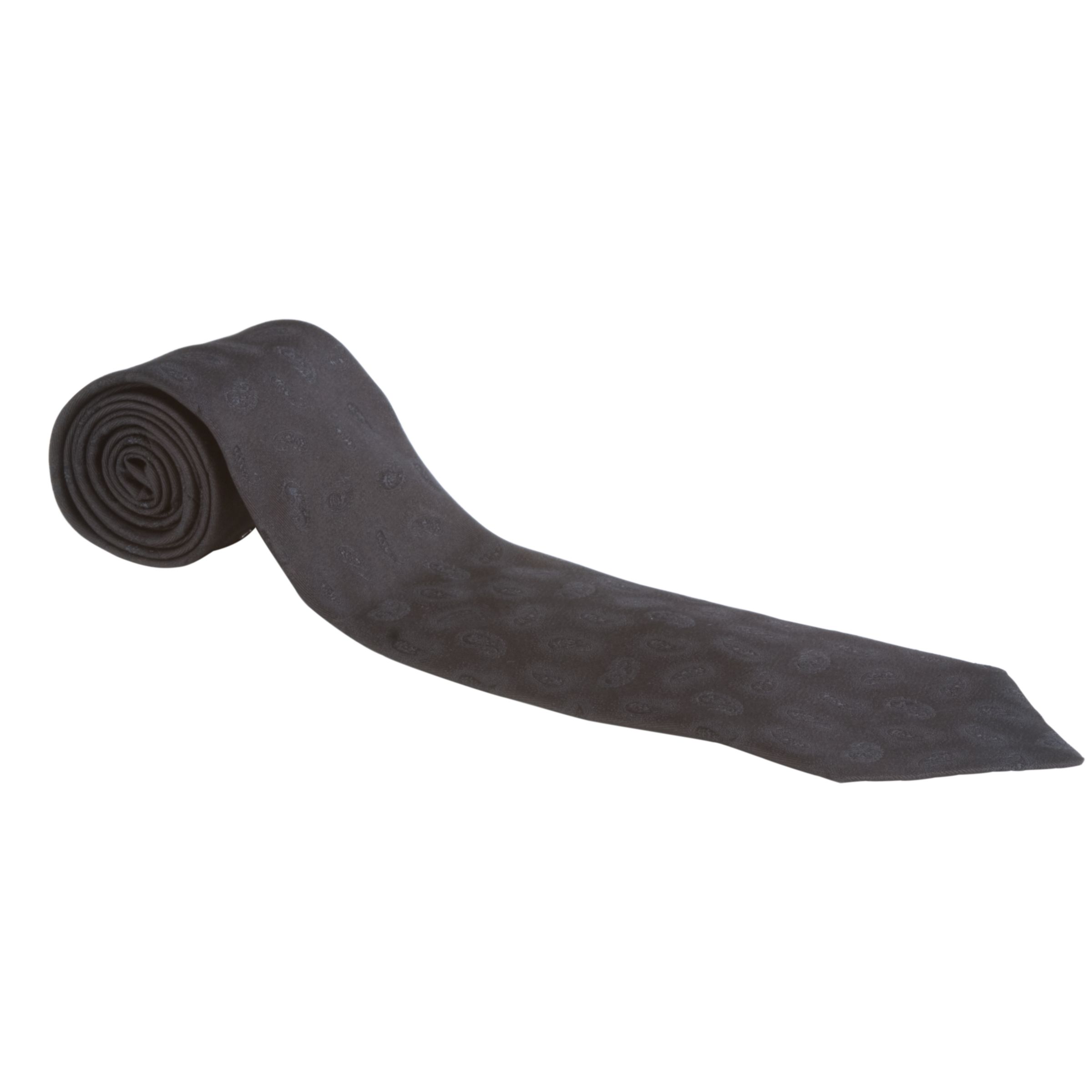 Paul Costelloe Paisley Silk Tie, Black