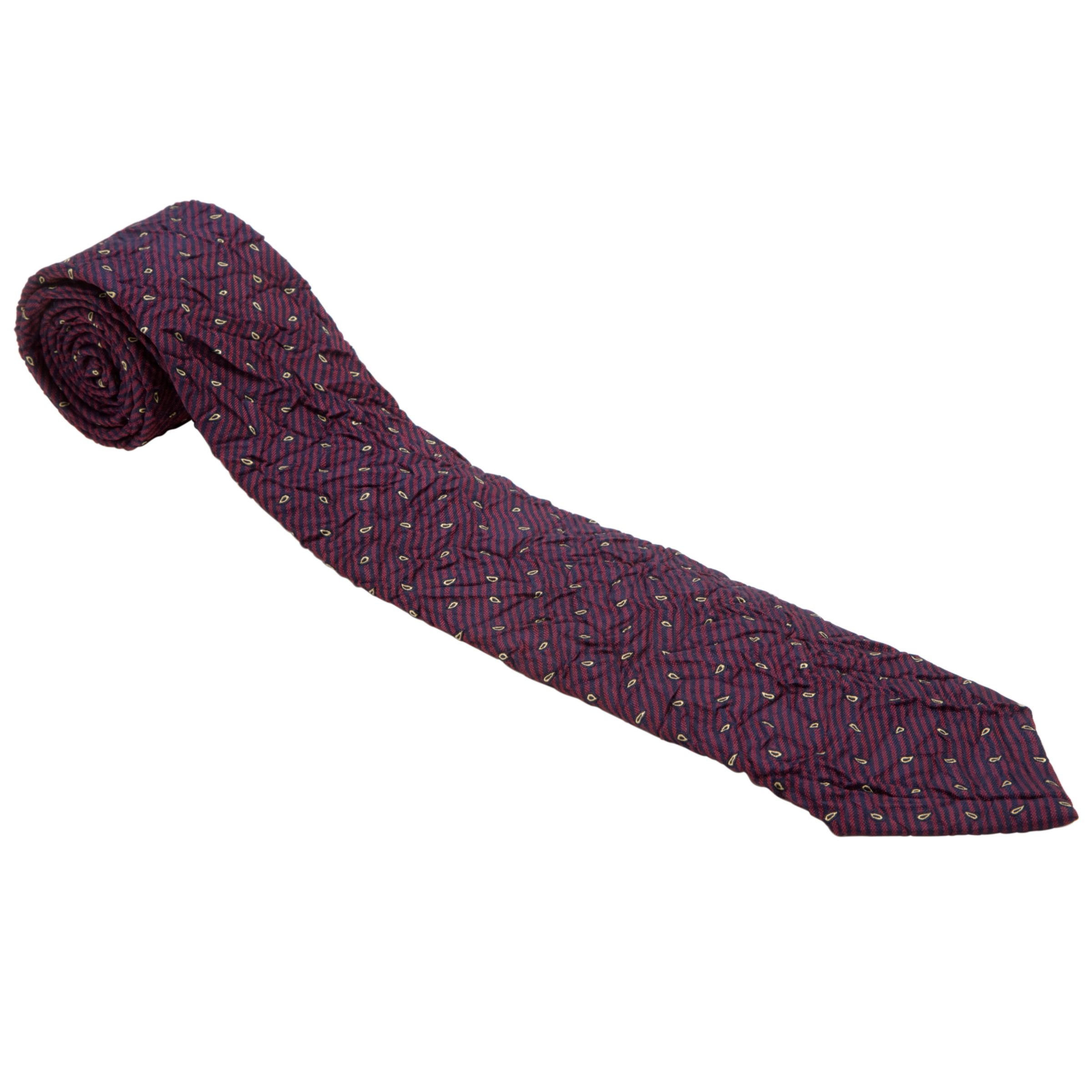 Paul Costelloe Pip Crush Tie, Navy