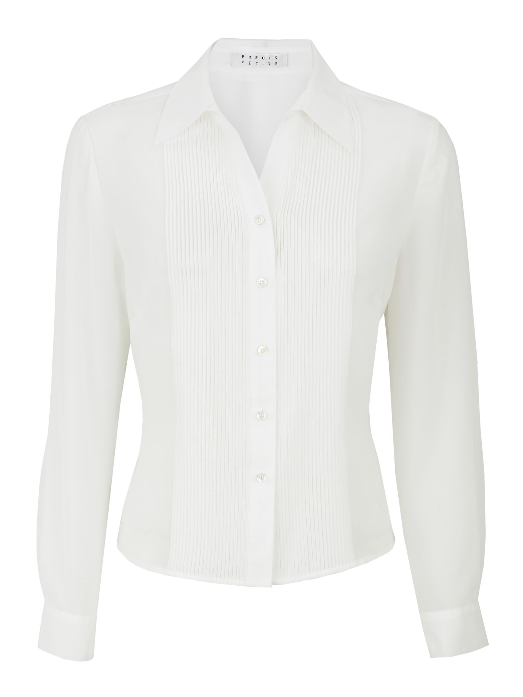 Precis Petite Crepe Blouse, Ivory