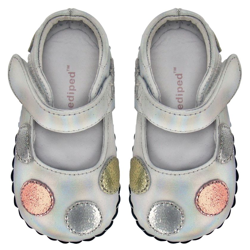 Pediped Baby Shoes on Buy Pediped Giselle Spot Mary Jane Shoes  Silver Online At Johnlewis